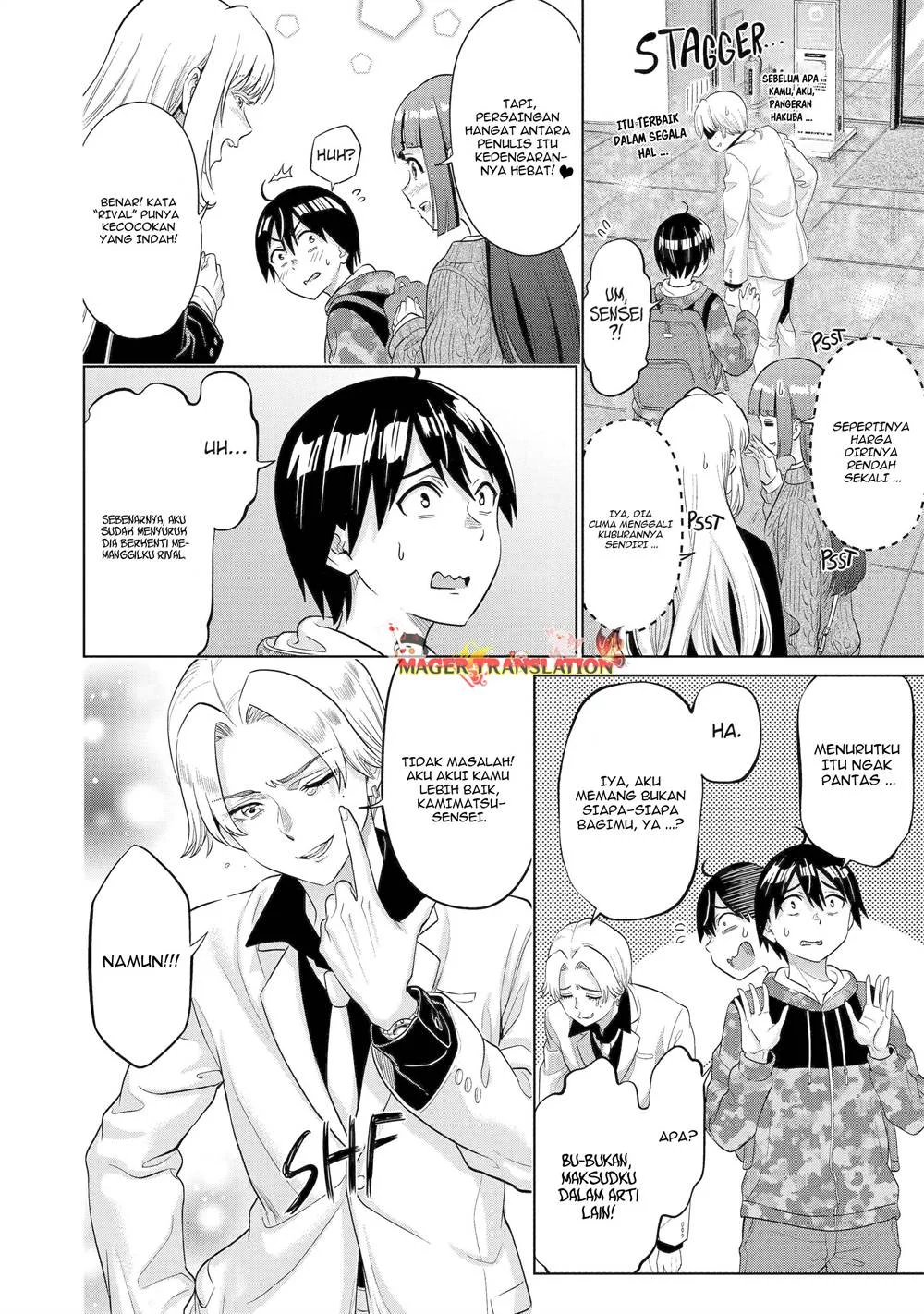 Koukousei Web Sakka no Mote Seikatsu "Anta ga Kami Sakka na Wakenai desho" to Boku wo Futta Osananajimi ga Koukai shiteru kedo Mou Osoi Chapter 17 - halaman 7