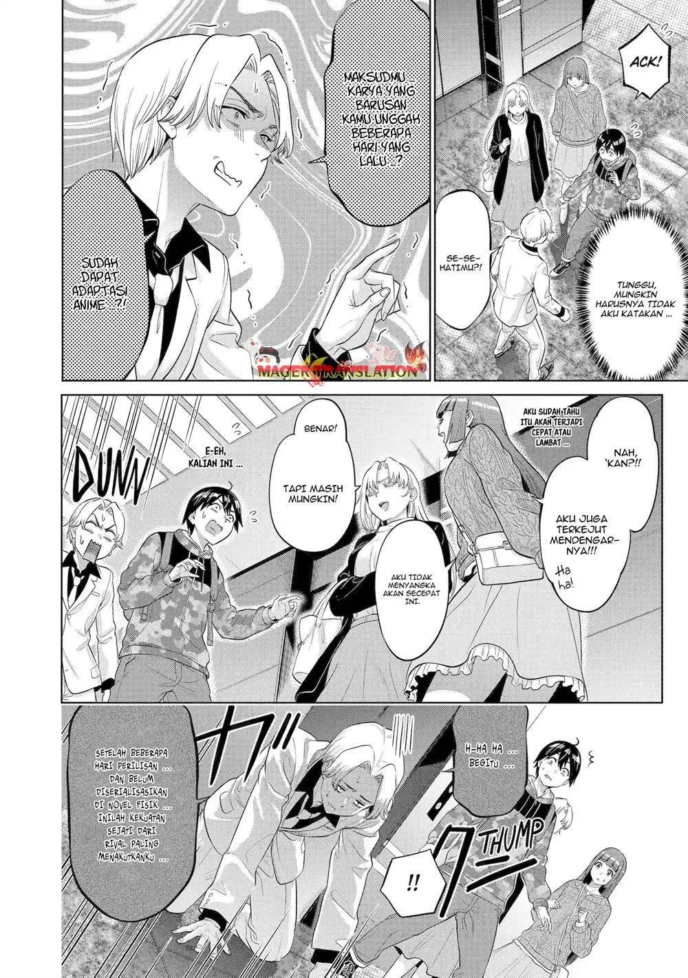 Koukousei Web Sakka no Mote Seikatsu "Anta ga Kami Sakka na Wakenai desho" to Boku wo Futta Osananajimi ga Koukai shiteru kedo Mou Osoi Chapter 17 - halaman 9