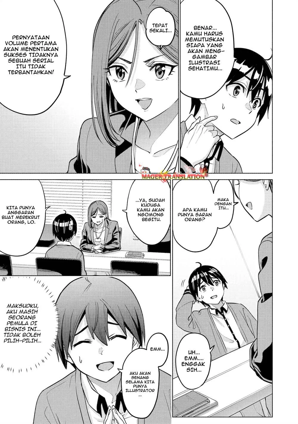 Koukousei Web Sakka no Mote Seikatsu "Anta ga Kami Sakka na Wakenai desho" to Boku wo Futta Osananajimi ga Koukai shiteru kedo Mou Osoi Chapter 19 - halaman 20