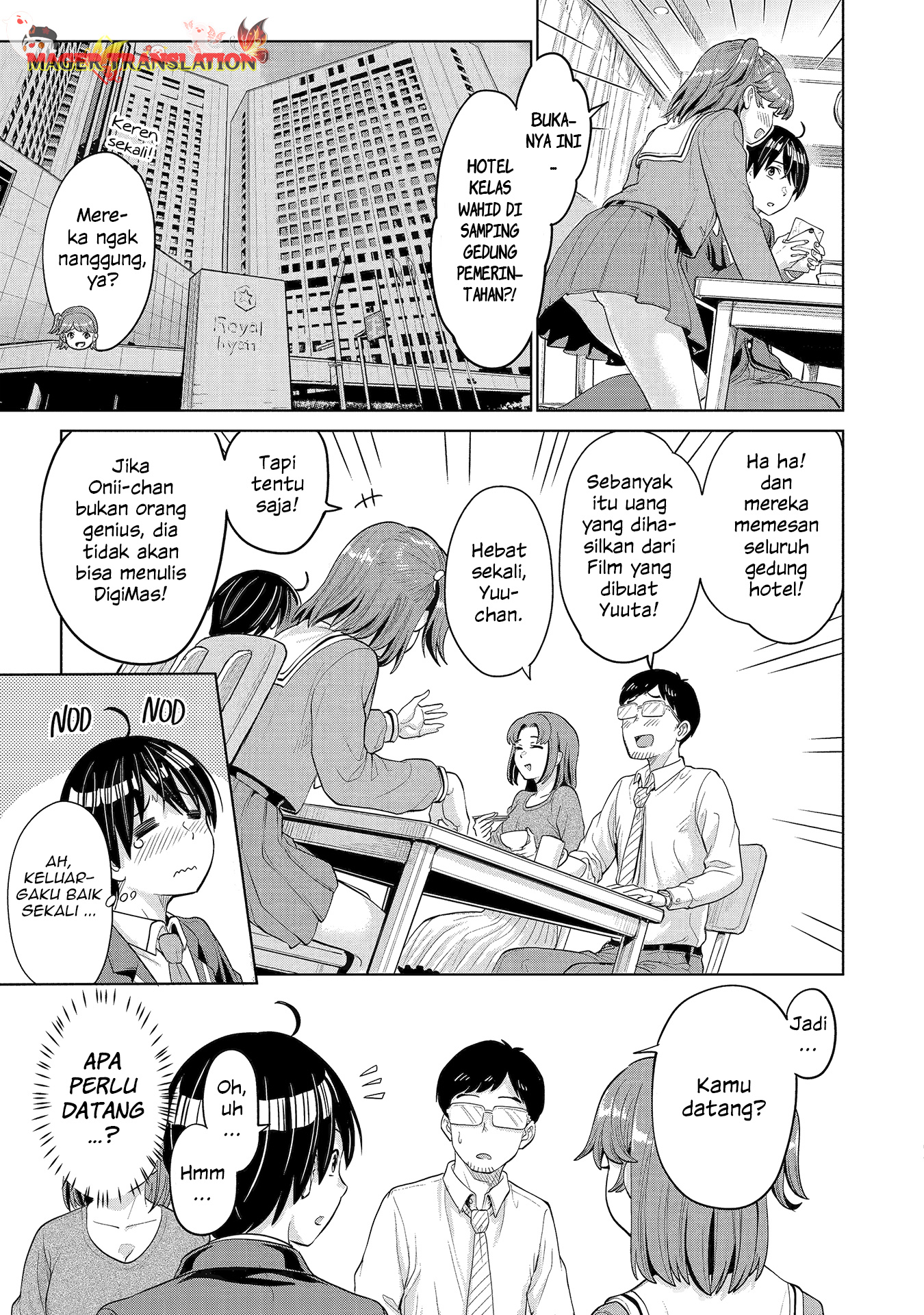 Koukousei Web Sakka no Mote Seikatsu "Anta ga Kami Sakka na Wakenai desho" to Boku wo Futta Osananajimi ga Koukai shiteru kedo Mou Osoi Chapter 2 - halaman 10