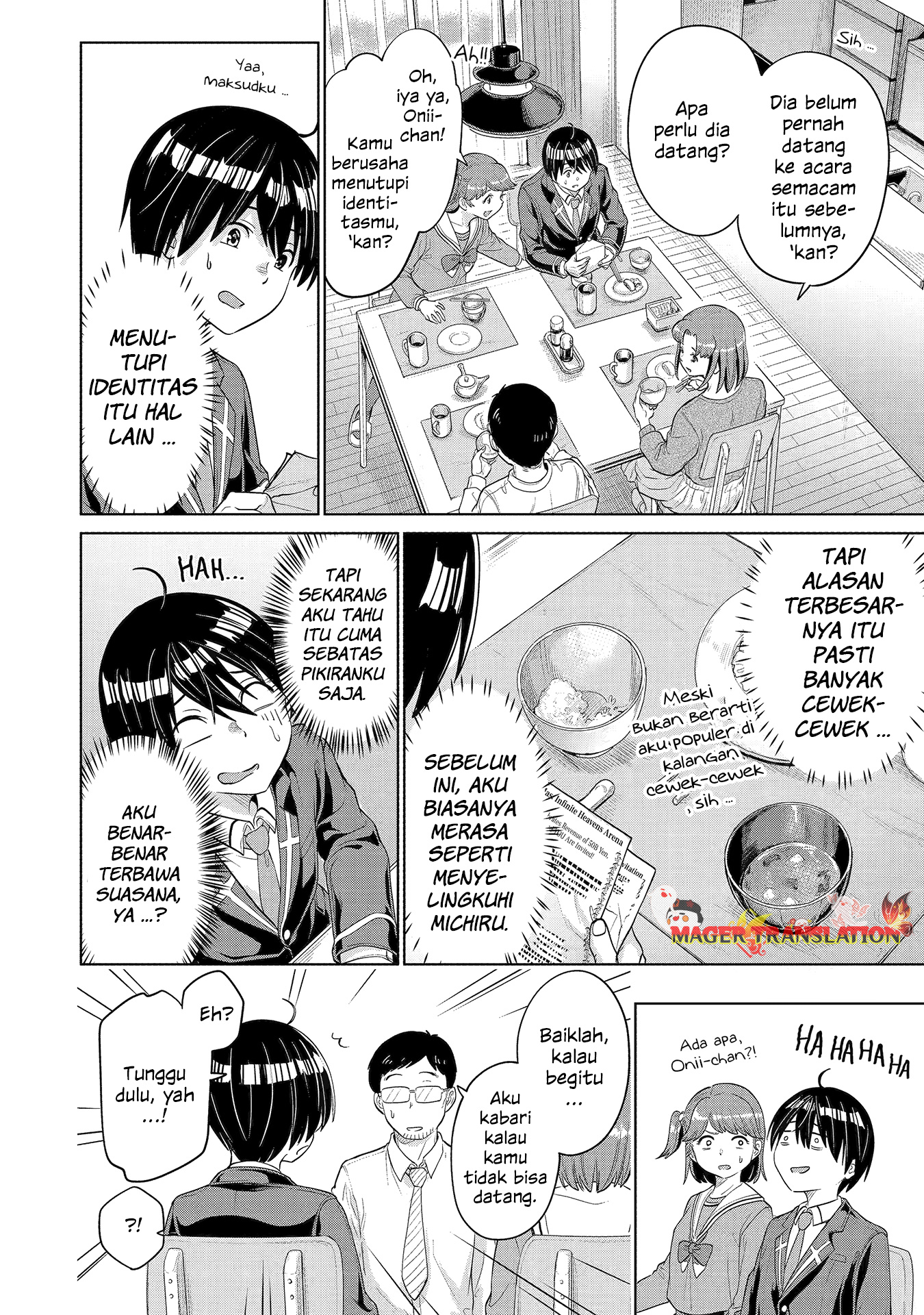 Koukousei Web Sakka no Mote Seikatsu "Anta ga Kami Sakka na Wakenai desho" to Boku wo Futta Osananajimi ga Koukai shiteru kedo Mou Osoi Chapter 2 - halaman 11