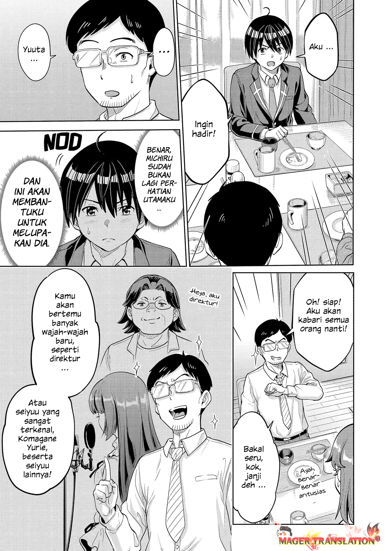 Koukousei Web Sakka no Mote Seikatsu "Anta ga Kami Sakka na Wakenai desho" to Boku wo Futta Osananajimi ga Koukai shiteru kedo Mou Osoi Chapter 2 - halaman 12