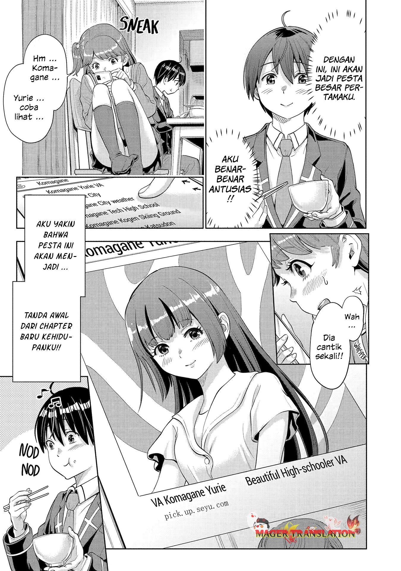 Koukousei Web Sakka no Mote Seikatsu "Anta ga Kami Sakka na Wakenai desho" to Boku wo Futta Osananajimi ga Koukai shiteru kedo Mou Osoi Chapter 2 - halaman 14