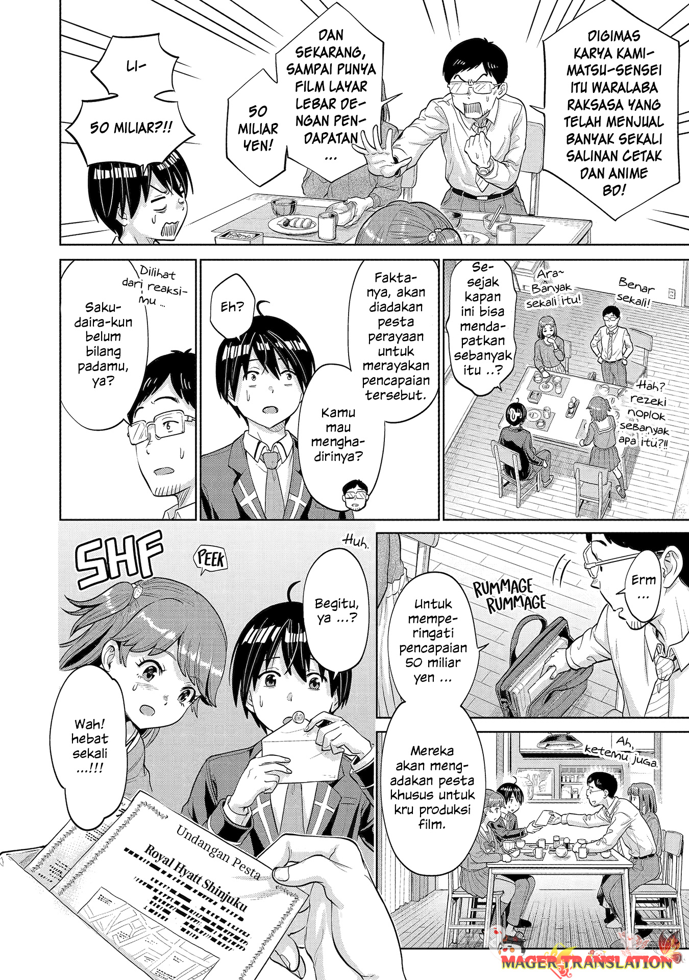 Koukousei Web Sakka no Mote Seikatsu "Anta ga Kami Sakka na Wakenai desho" to Boku wo Futta Osananajimi ga Koukai shiteru kedo Mou Osoi Chapter 2 - halaman 9