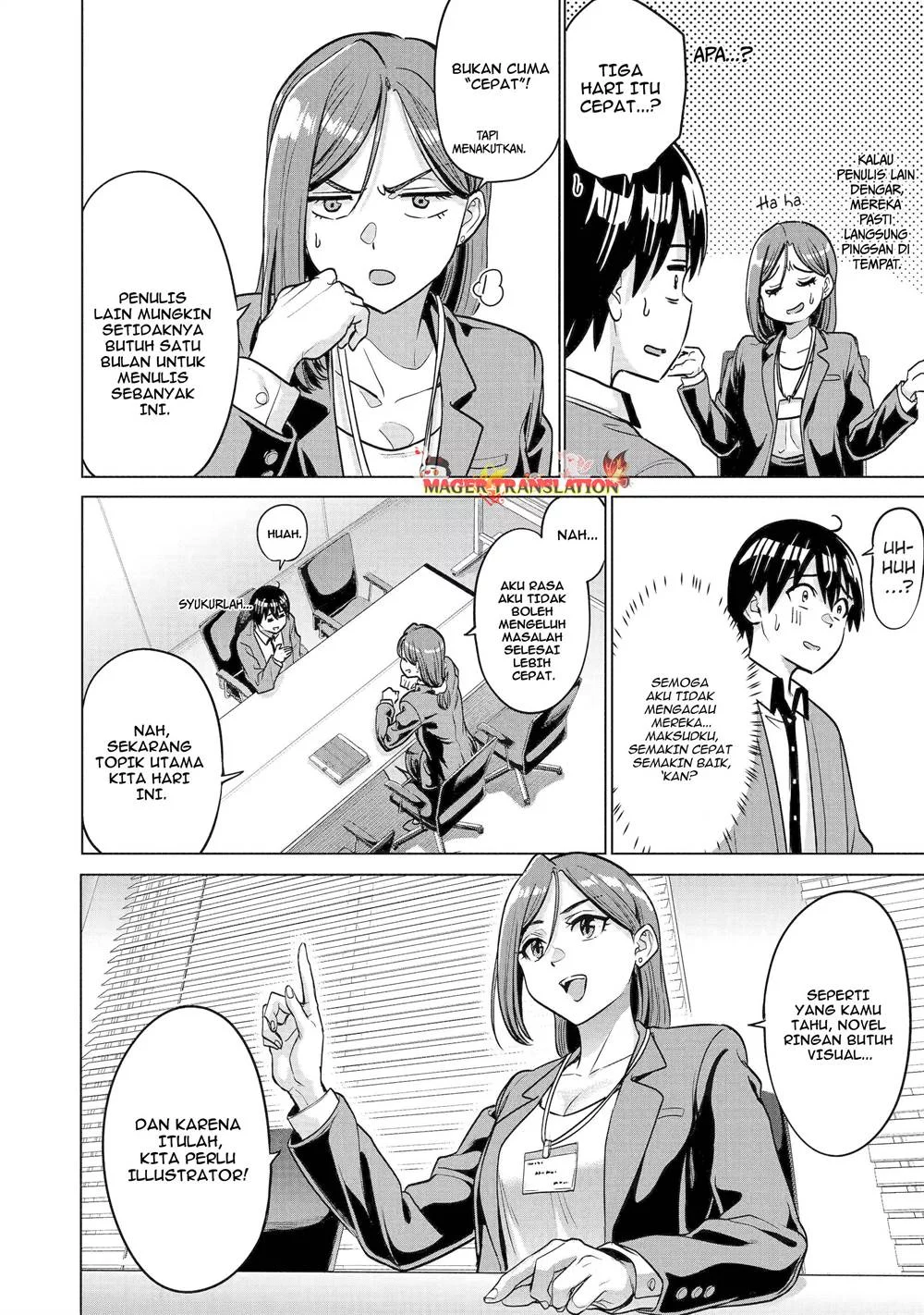 Koukousei Web Sakka no Mote Seikatsu "Anta ga Kami Sakka na Wakenai desho" to Boku wo Futta Osananajimi ga Koukai shiteru kedo Mou Osoi Chapter 20 - halaman 19