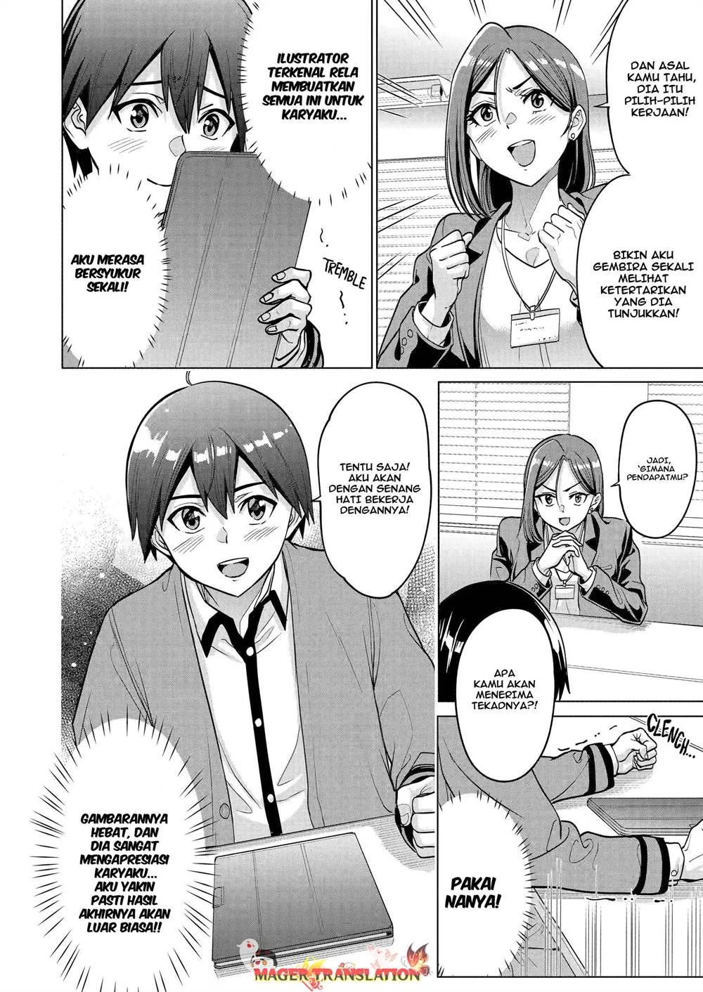 Koukousei Web Sakka no Mote Seikatsu "Anta ga Kami Sakka na Wakenai desho" to Boku wo Futta Osananajimi ga Koukai shiteru kedo Mou Osoi Chapter 21 - halaman 8
