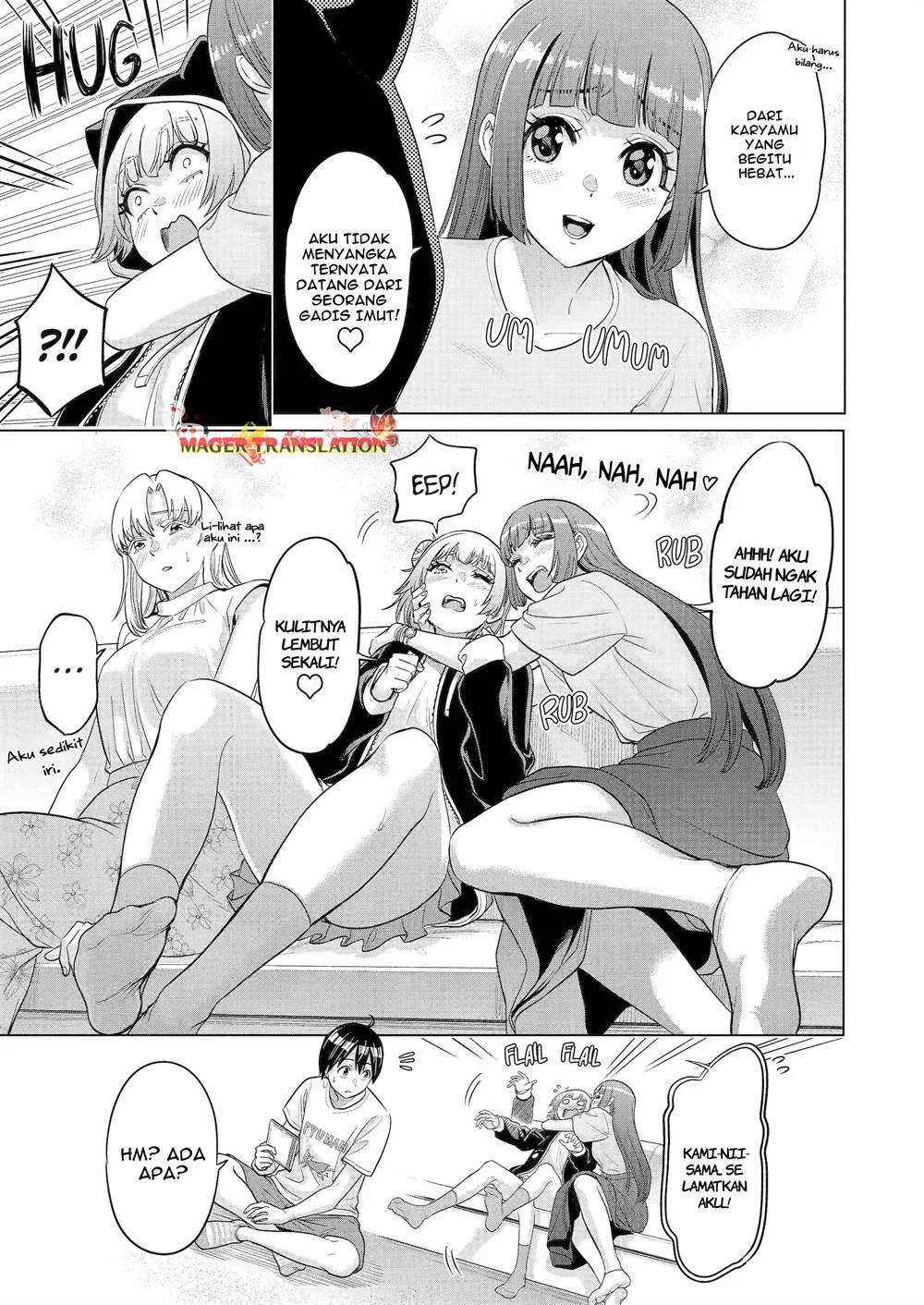Koukousei Web Sakka no Mote Seikatsu "Anta ga Kami Sakka na Wakenai desho" to Boku wo Futta Osananajimi ga Koukai shiteru kedo Mou Osoi Chapter 22 - halaman 12