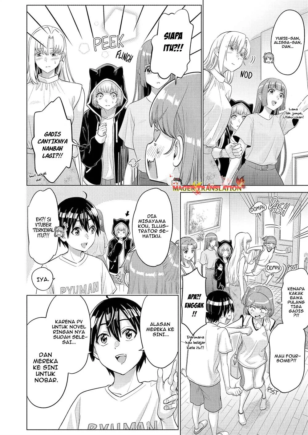 Koukousei Web Sakka no Mote Seikatsu "Anta ga Kami Sakka na Wakenai desho" to Boku wo Futta Osananajimi ga Koukai shiteru kedo Mou Osoi Chapter 22 - halaman 9
