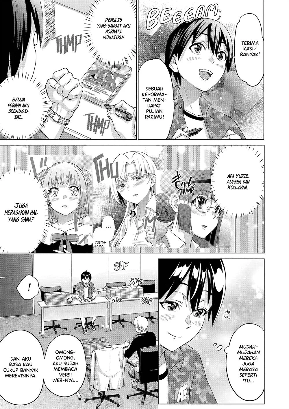 Koukousei Web Sakka no Mote Seikatsu "Anta ga Kami Sakka na Wakenai desho" to Boku wo Futta Osananajimi ga Koukai shiteru kedo Mou Osoi Chapter 23 - halaman 10