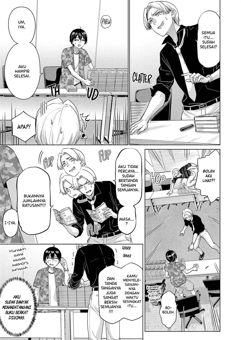 Koukousei Web Sakka no Mote Seikatsu "Anta ga Kami Sakka na Wakenai desho" to Boku wo Futta Osananajimi ga Koukai shiteru kedo Mou Osoi Chapter 23 - halaman 12
