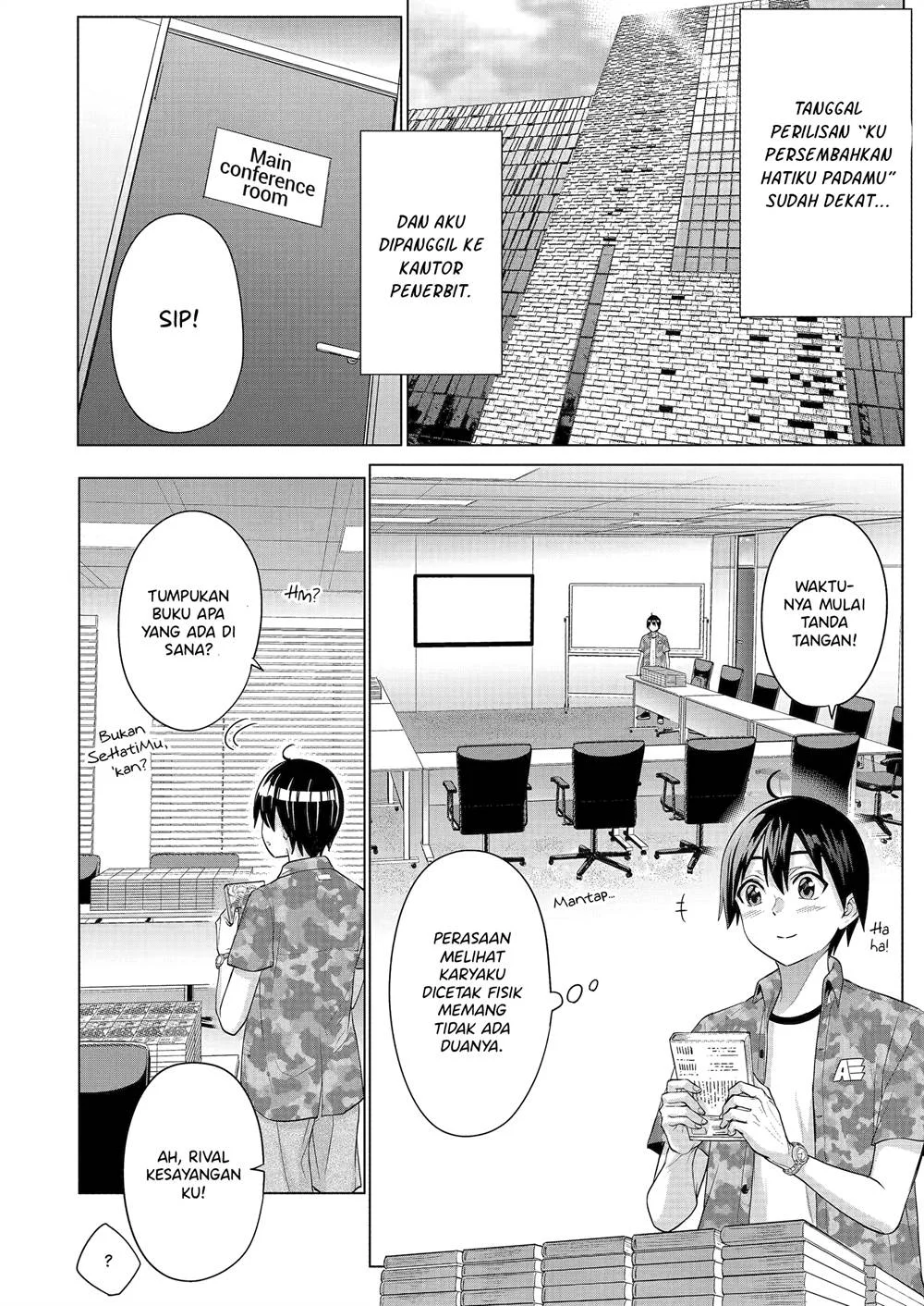 Koukousei Web Sakka no Mote Seikatsu "Anta ga Kami Sakka na Wakenai desho" to Boku wo Futta Osananajimi ga Koukai shiteru kedo Mou Osoi Chapter 23 - halaman 5