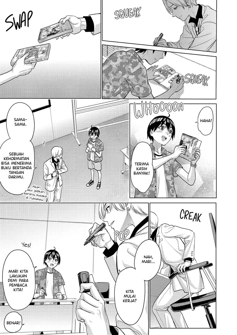Koukousei Web Sakka no Mote Seikatsu "Anta ga Kami Sakka na Wakenai desho" to Boku wo Futta Osananajimi ga Koukai shiteru kedo Mou Osoi Chapter 23 - halaman 8