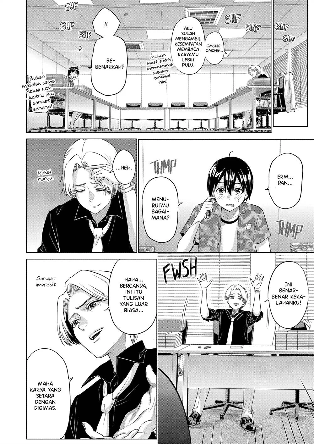 Koukousei Web Sakka no Mote Seikatsu "Anta ga Kami Sakka na Wakenai desho" to Boku wo Futta Osananajimi ga Koukai shiteru kedo Mou Osoi Chapter 23 - halaman 9