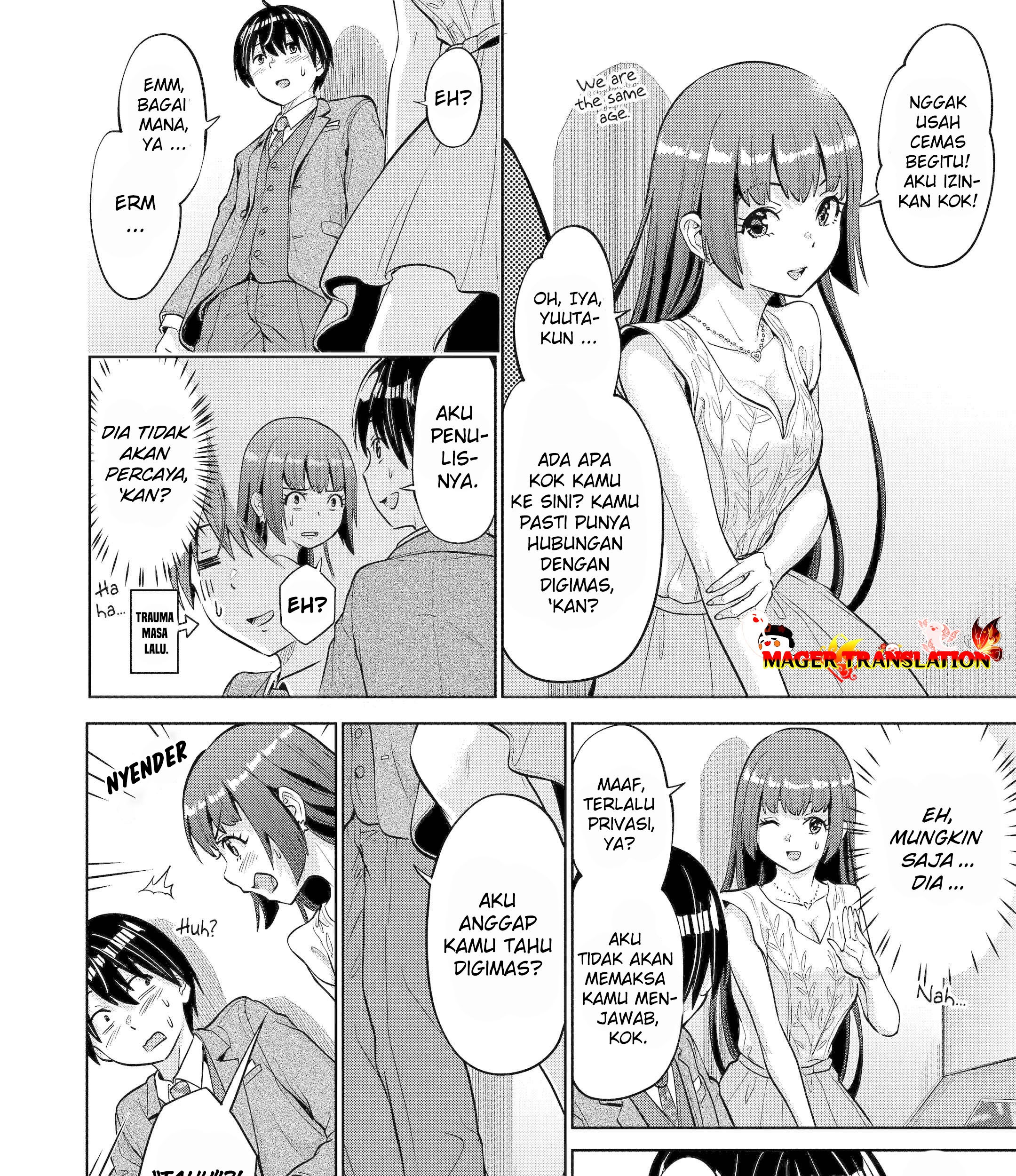 Koukousei Web Sakka no Mote Seikatsu "Anta ga Kami Sakka na Wakenai desho" to Boku wo Futta Osananajimi ga Koukai shiteru kedo Mou Osoi Chapter 3 - halaman 20