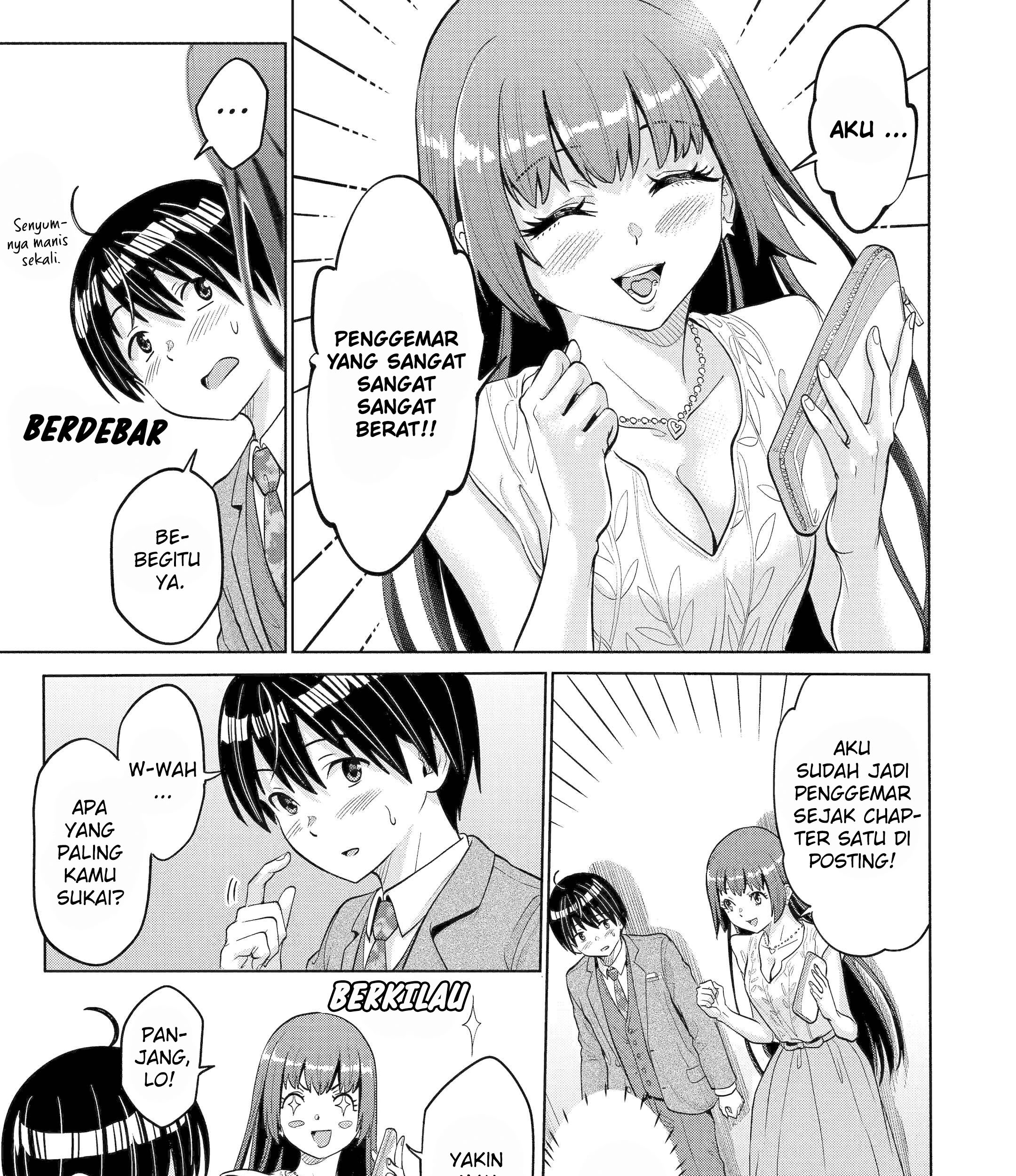 Koukousei Web Sakka no Mote Seikatsu "Anta ga Kami Sakka na Wakenai desho" to Boku wo Futta Osananajimi ga Koukai shiteru kedo Mou Osoi Chapter 3 - halaman 22