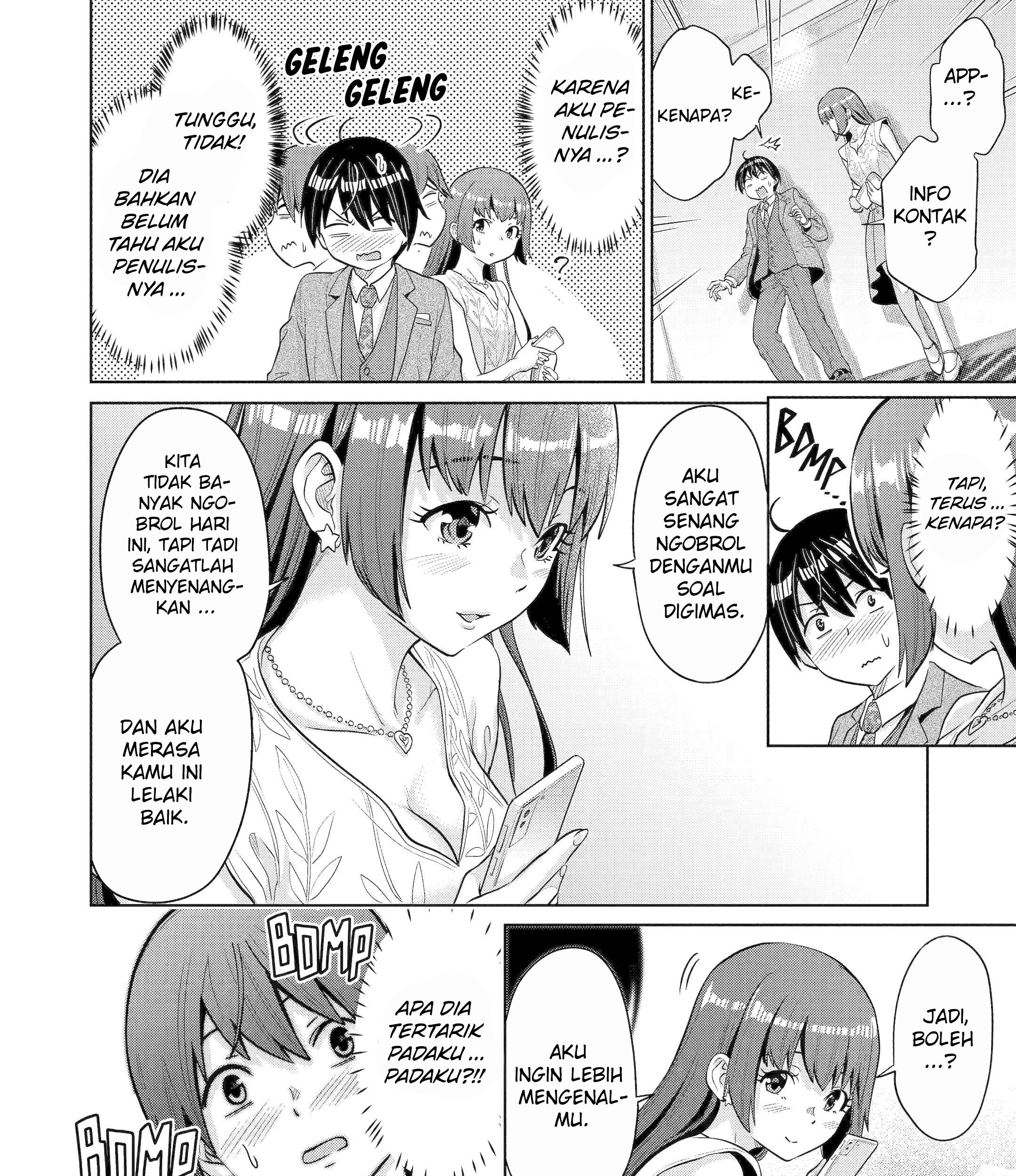 Koukousei Web Sakka no Mote Seikatsu "Anta ga Kami Sakka na Wakenai desho" to Boku wo Futta Osananajimi ga Koukai shiteru kedo Mou Osoi Chapter 3 - halaman 36