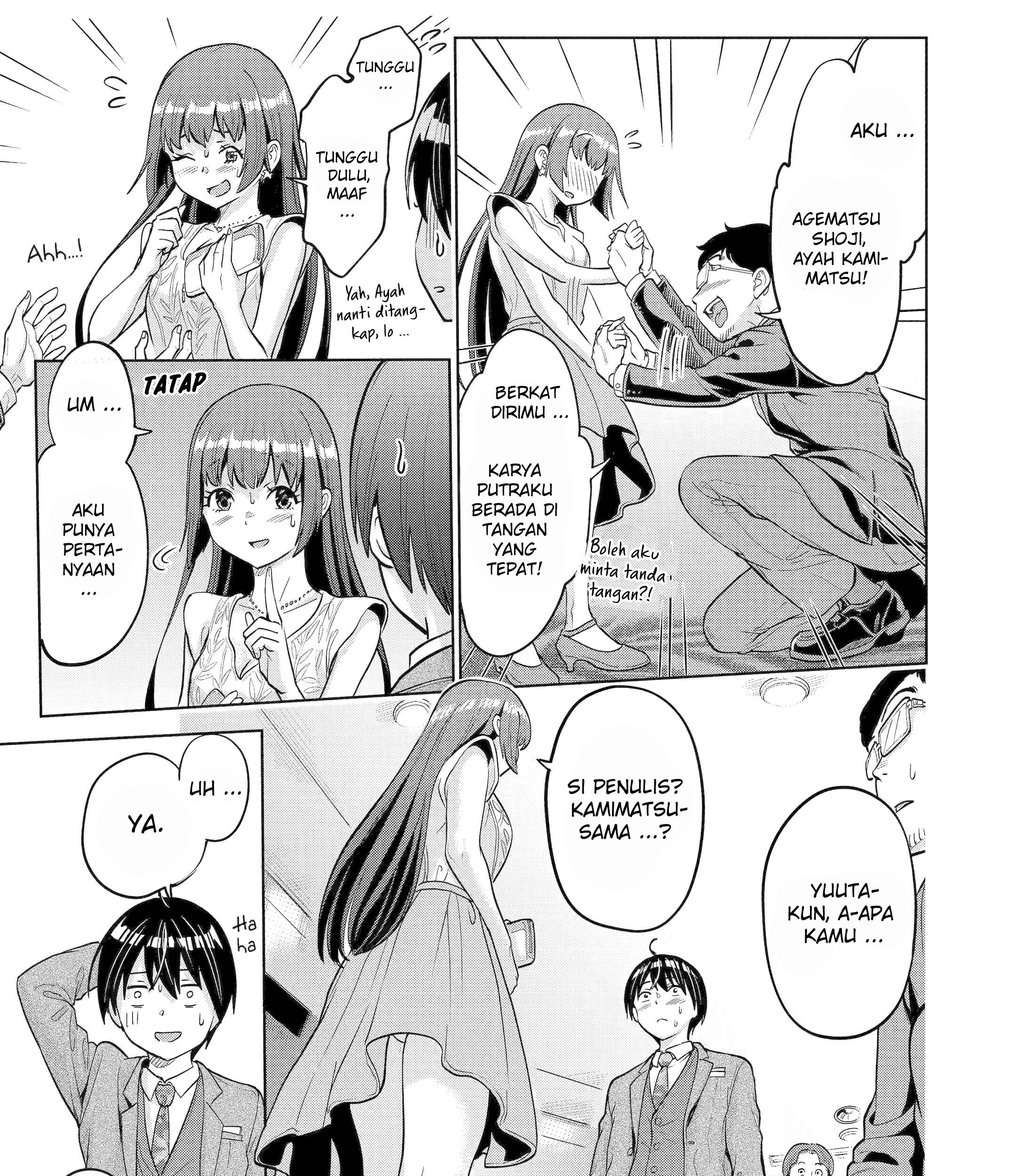 Koukousei Web Sakka no Mote Seikatsu "Anta ga Kami Sakka na Wakenai desho" to Boku wo Futta Osananajimi ga Koukai shiteru kedo Mou Osoi Chapter 3 - halaman 42