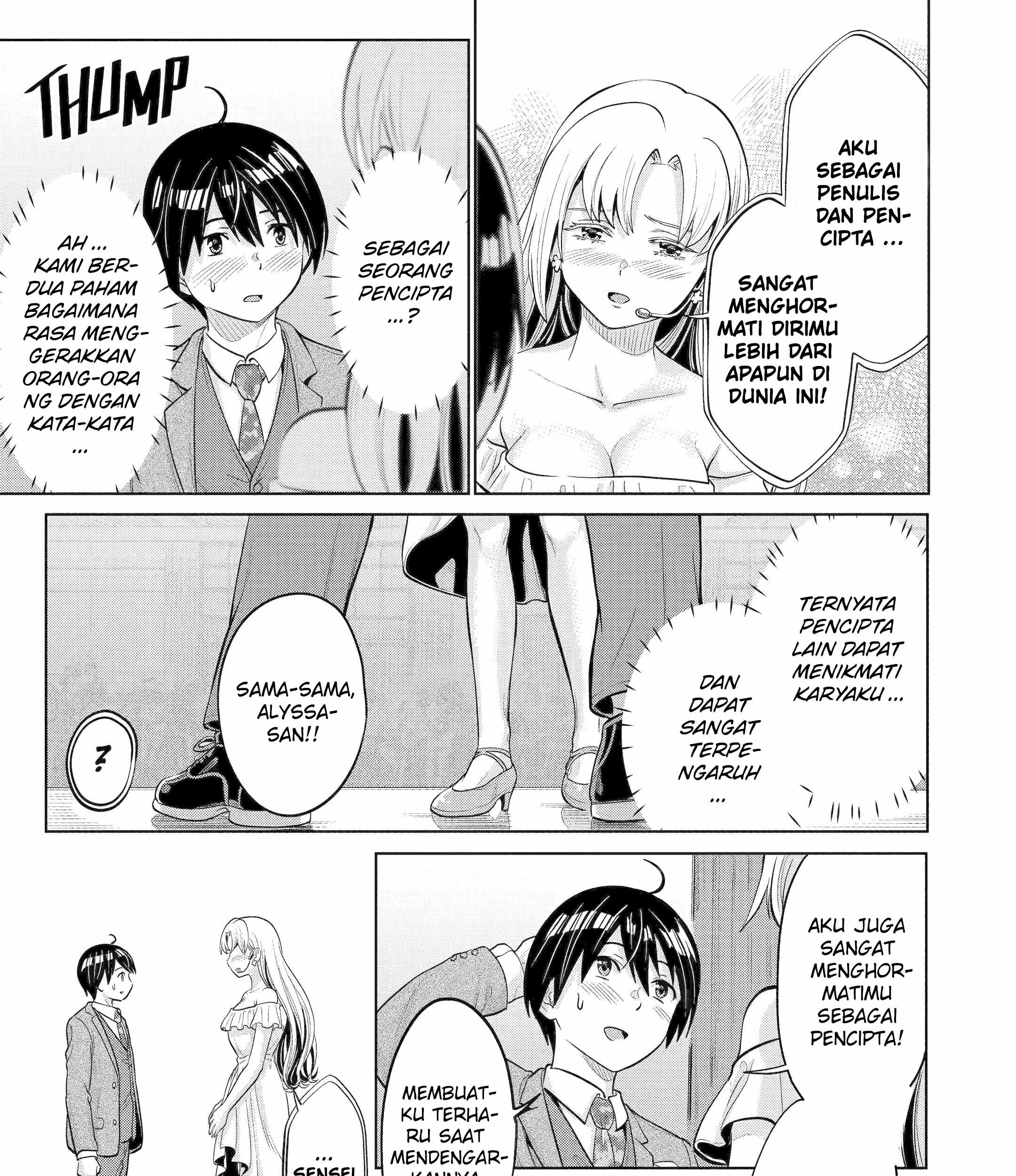 Koukousei Web Sakka no Mote Seikatsu "Anta ga Kami Sakka na Wakenai desho" to Boku wo Futta Osananajimi ga Koukai shiteru kedo Mou Osoi Chapter 4 - halaman 10