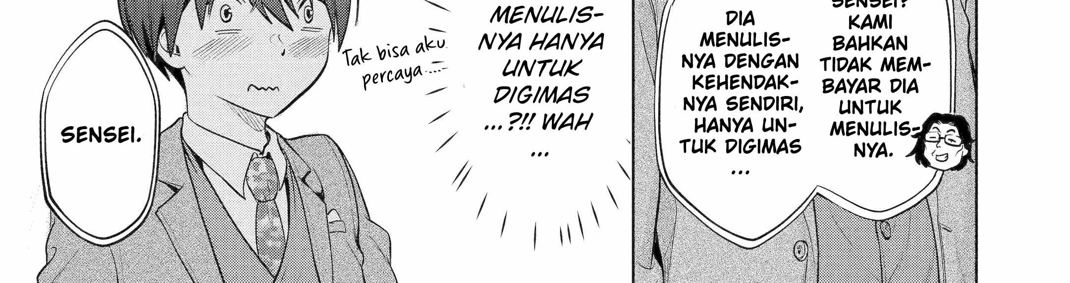 Koukousei Web Sakka no Mote Seikatsu "Anta ga Kami Sakka na Wakenai desho" to Boku wo Futta Osananajimi ga Koukai shiteru kedo Mou Osoi Chapter 4 - halaman 7