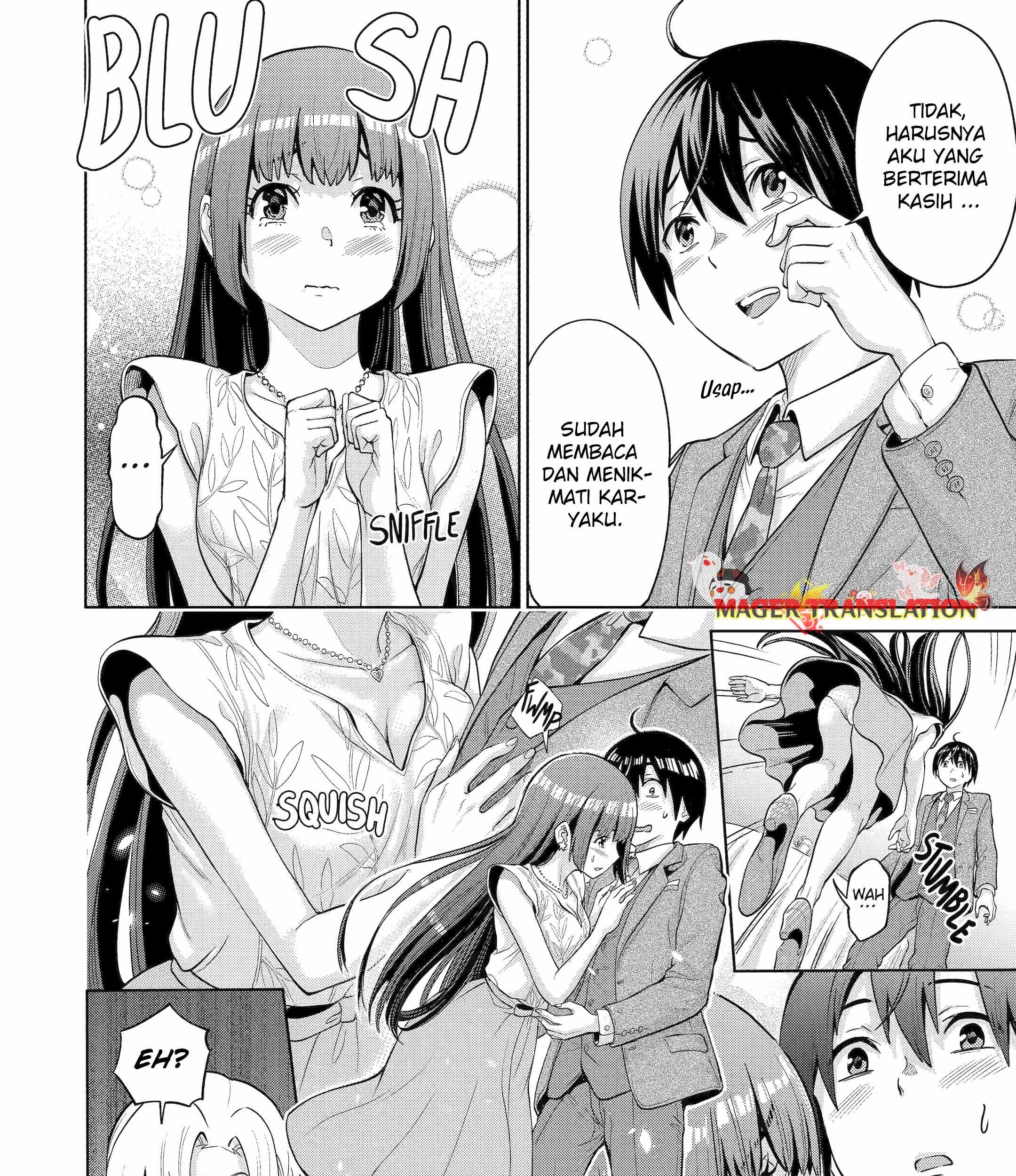 Koukousei Web Sakka no Mote Seikatsu "Anta ga Kami Sakka na Wakenai desho" to Boku wo Futta Osananajimi ga Koukai shiteru kedo Mou Osoi Chapter 5 - halaman 2