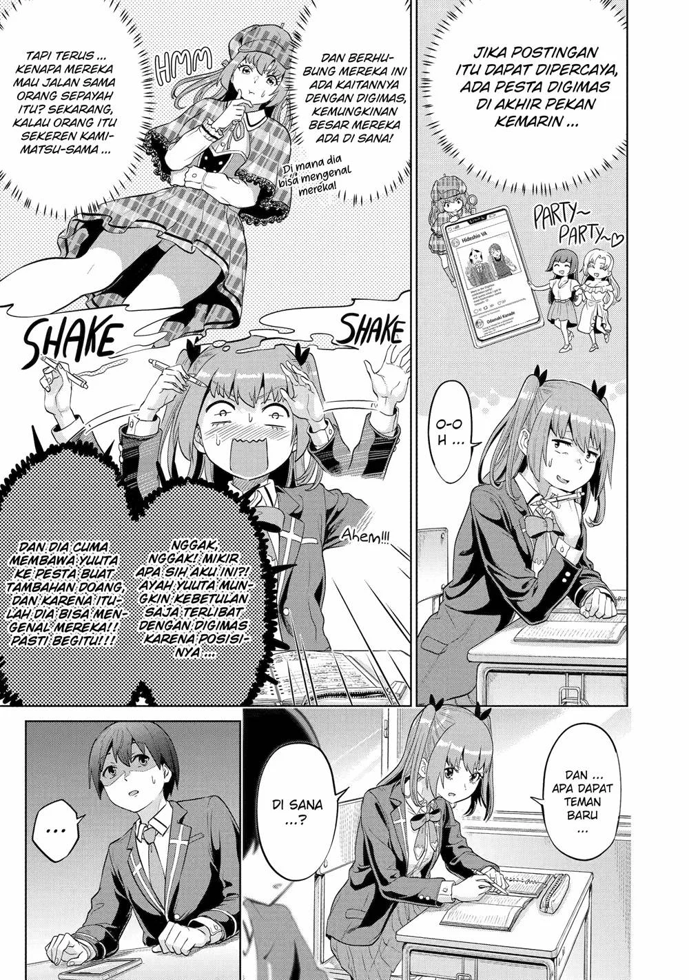 Koukousei Web Sakka no Mote Seikatsu "Anta ga Kami Sakka na Wakenai desho" to Boku wo Futta Osananajimi ga Koukai shiteru kedo Mou Osoi Chapter 7 - halaman 10