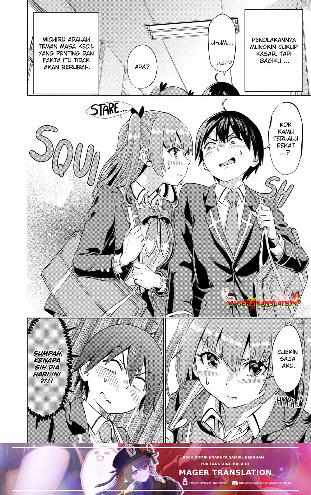Koukousei Web Sakka no Mote Seikatsu "Anta ga Kami Sakka na Wakenai desho" to Boku wo Futta Osananajimi ga Koukai shiteru kedo Mou Osoi Chapter 7 - halaman 25
