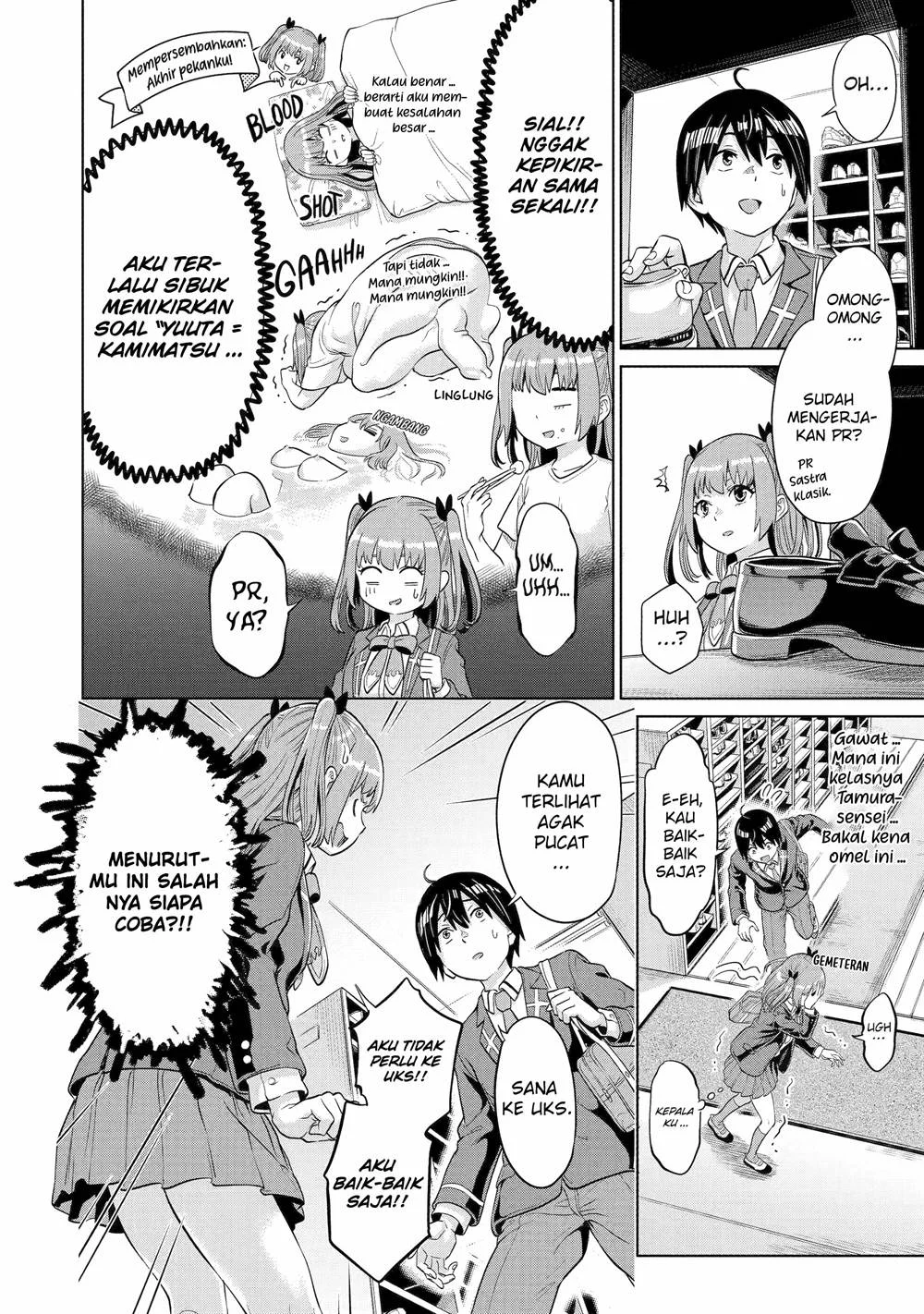 Koukousei Web Sakka no Mote Seikatsu "Anta ga Kami Sakka na Wakenai desho" to Boku wo Futta Osananajimi ga Koukai shiteru kedo Mou Osoi Chapter 7 - halaman 7