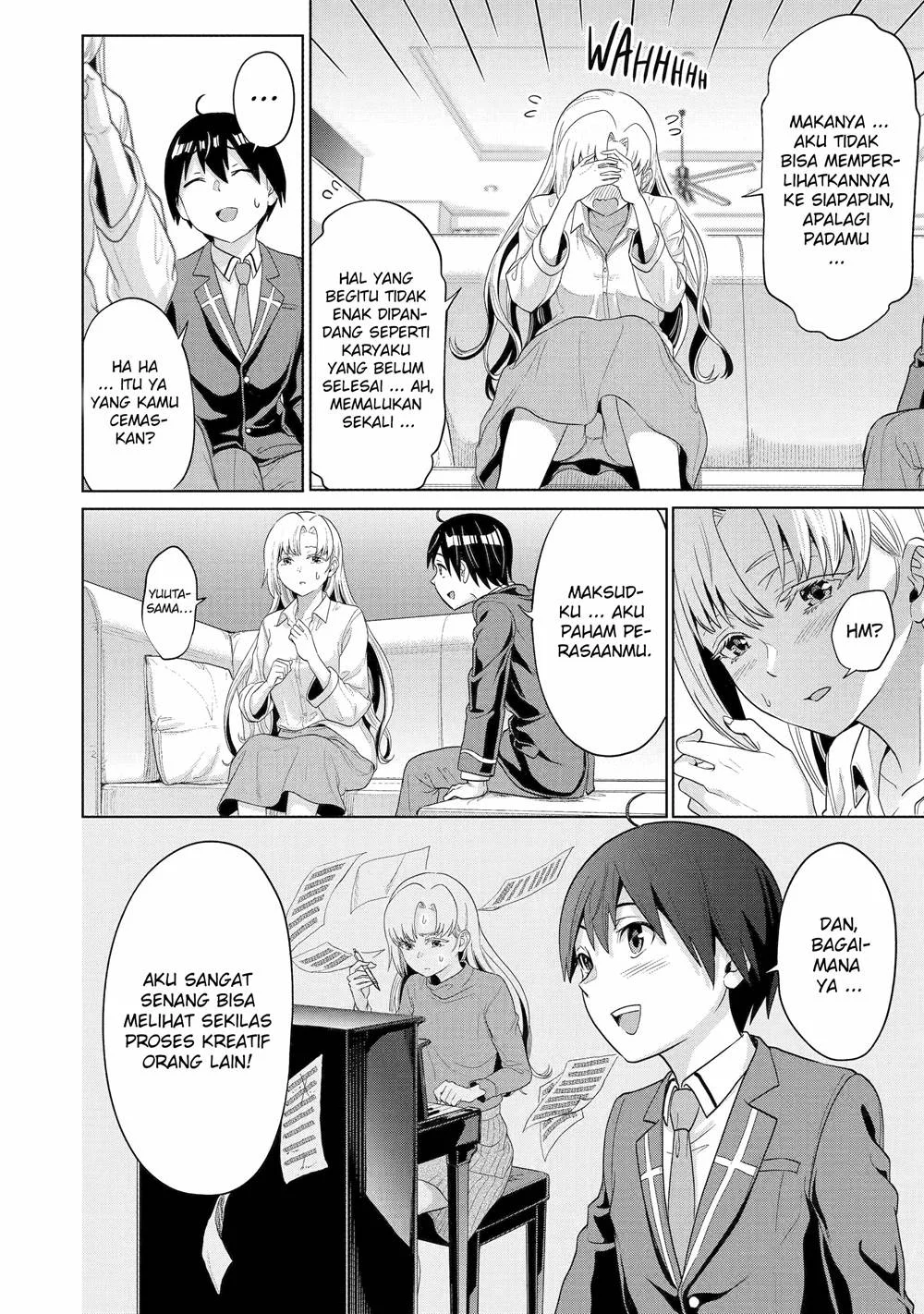Koukousei Web Sakka no Mote Seikatsu "Anta ga Kami Sakka na Wakenai desho" to Boku wo Futta Osananajimi ga Koukai shiteru kedo Mou Osoi Chapter 9 - halaman 13