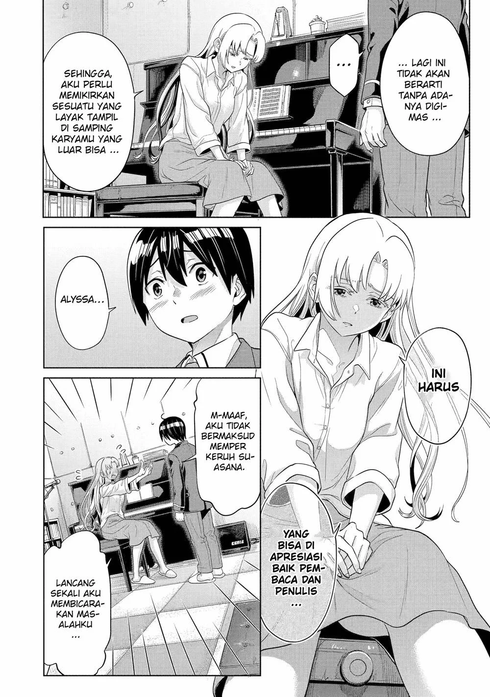 Koukousei Web Sakka no Mote Seikatsu "Anta ga Kami Sakka na Wakenai desho" to Boku wo Futta Osananajimi ga Koukai shiteru kedo Mou Osoi Chapter 9 - halaman 17