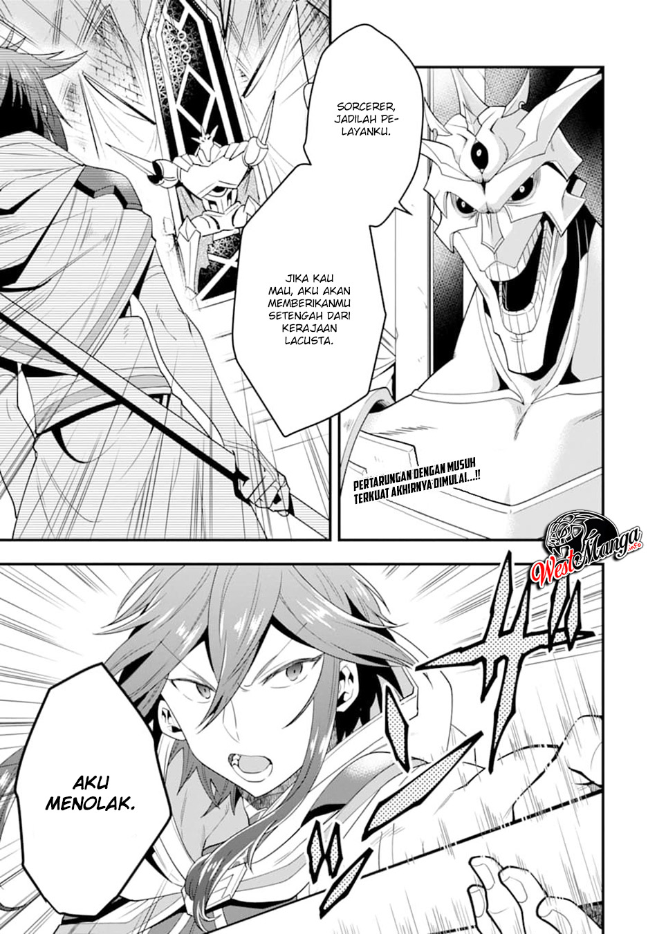 Kouryakuhon o Kushi Suru Saikyou no Mahoutsukai ~”meirei sa sero” to wa Iwa Senai Oreryuu Mao Tobatsu Saizen Ruuto ~ Chapter 11 - halaman 2