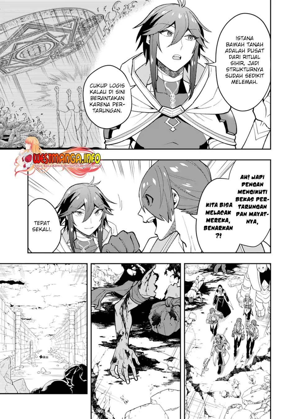 Kouryakuhon o Kushi Suru Saikyou no Mahoutsukai ~”meirei sa sero” to wa Iwa Senai Oreryuu Mao Tobatsu Saizen Ruuto ~ Chapter 28 - halaman 9