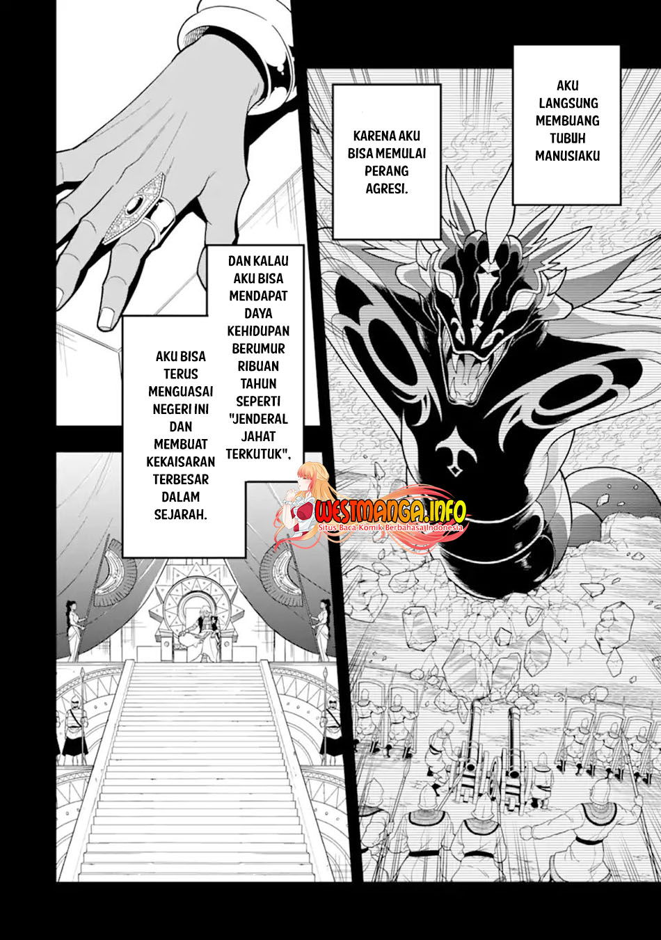 Kouryakuhon o Kushi Suru Saikyou no Mahoutsukai ~”meirei sa sero” to wa Iwa Senai Oreryuu Mao Tobatsu Saizen Ruuto ~ Chapter 29 - halaman 6