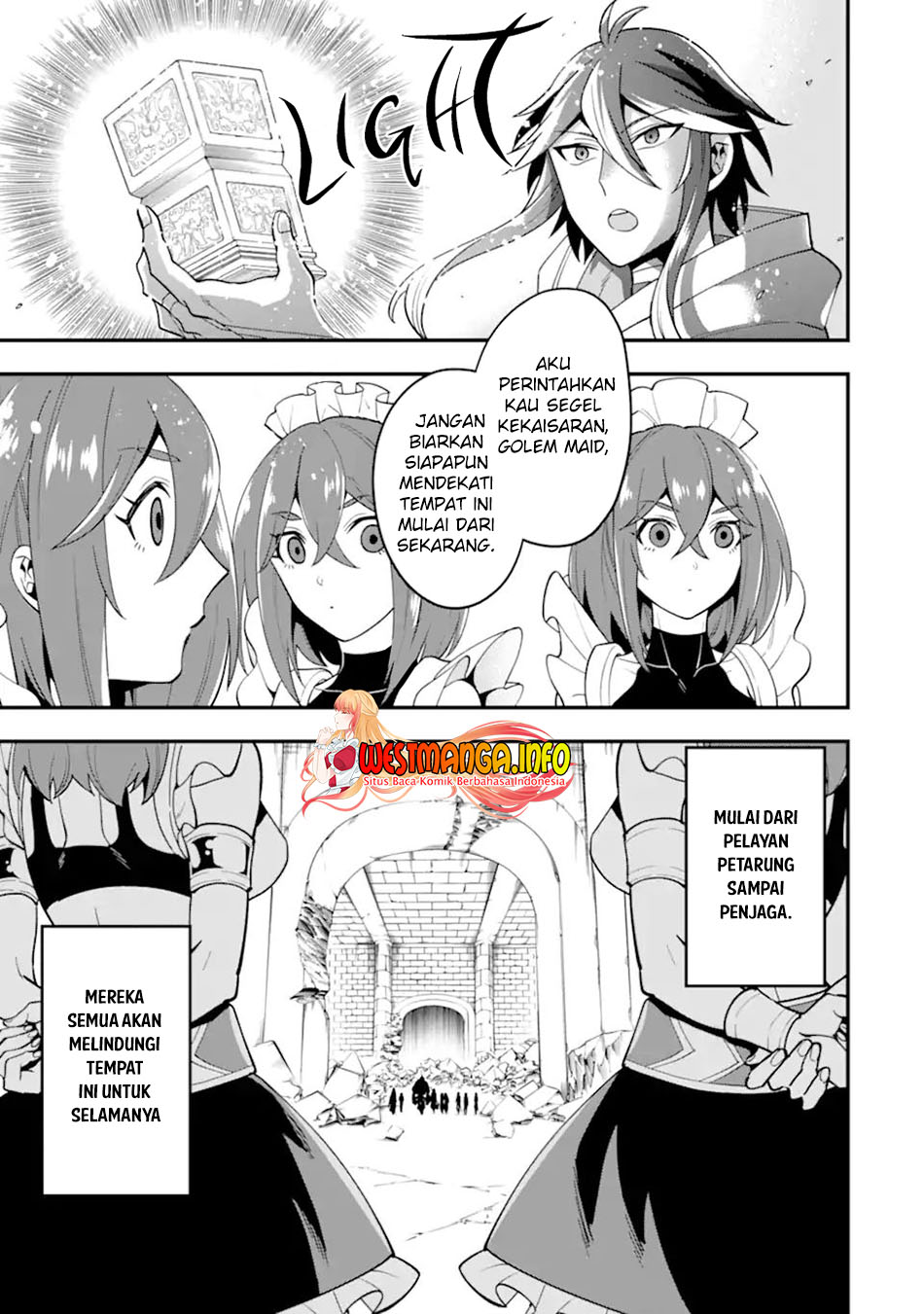 Kouryakuhon o Kushi Suru Saikyou no Mahoutsukai ~”meirei sa sero” to wa Iwa Senai Oreryuu Mao Tobatsu Saizen Ruuto ~ Chapter 30 - halaman 5