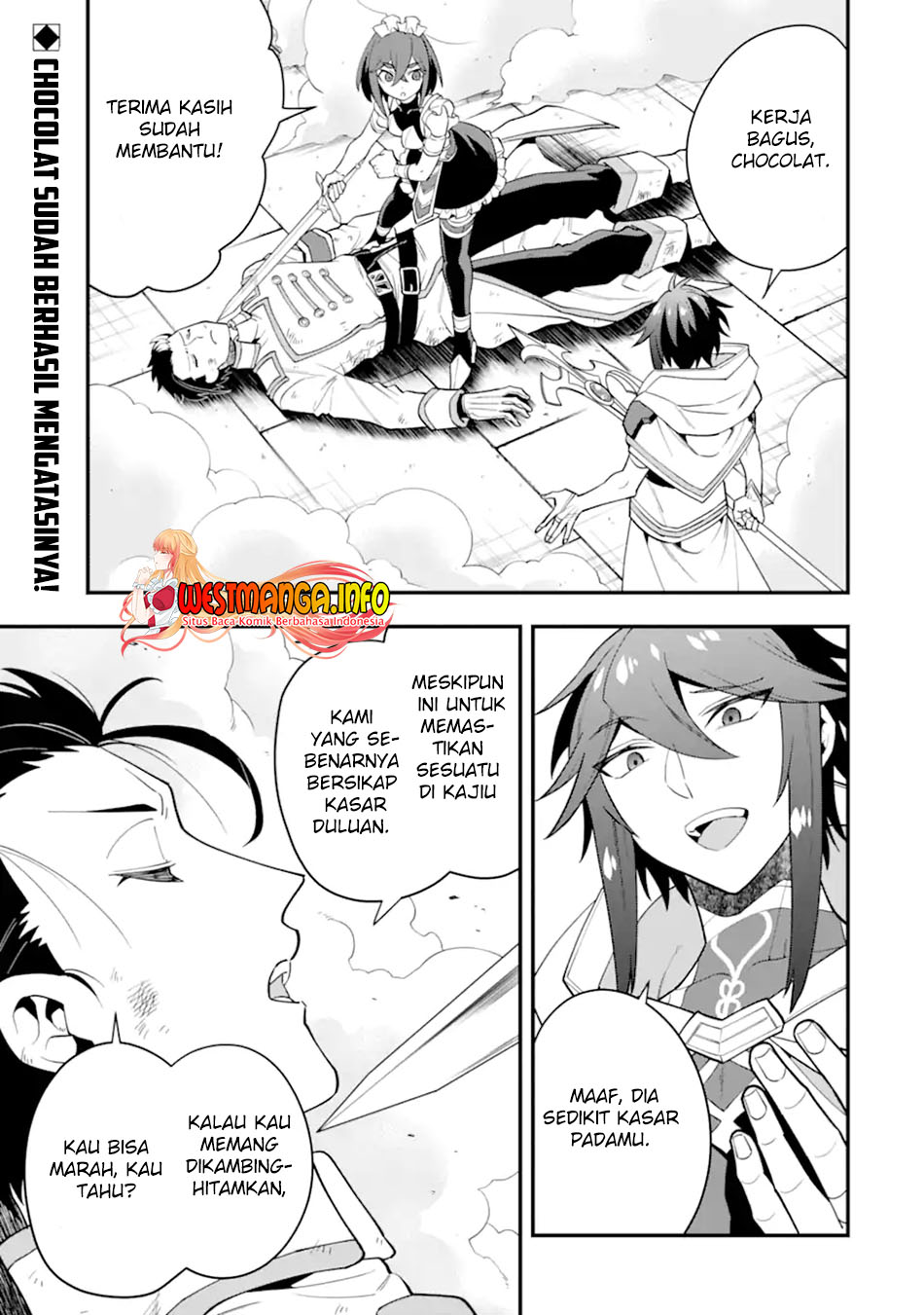Kouryakuhon o Kushi Suru Saikyou no Mahoutsukai ~”meirei sa sero” to wa Iwa Senai Oreryuu Mao Tobatsu Saizen Ruuto ~ Chapter 39.1 - halaman 2