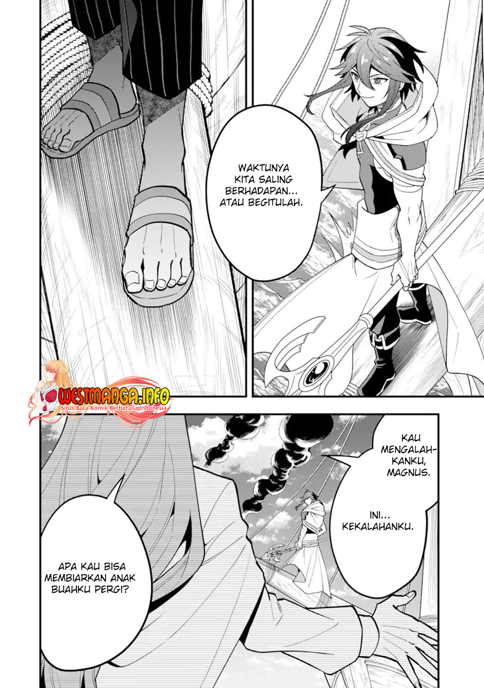 Kouryakuhon o Kushi Suru Saikyou no Mahoutsukai ~”meirei sa sero” to wa Iwa Senai Oreryuu Mao Tobatsu Saizen Ruuto ~ Chapter 40.2 - halaman 5