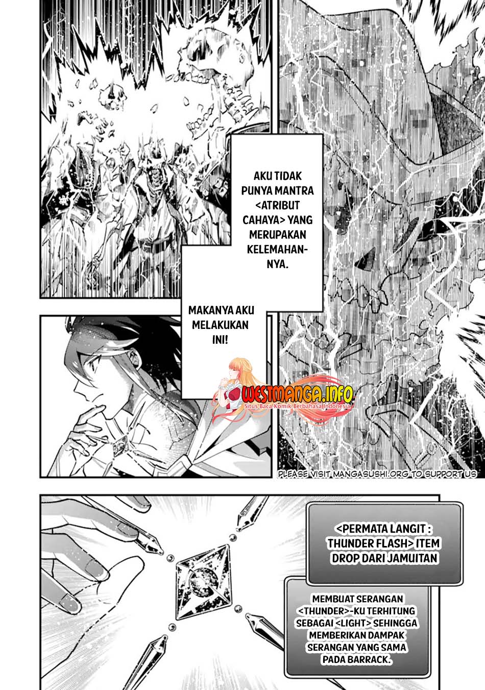 Kouryakuhon o Kushi Suru Saikyou no Mahoutsukai ~”meirei sa sero” to wa Iwa Senai Oreryuu Mao Tobatsu Saizen Ruuto ~ Chapter 43.1 - halaman 12