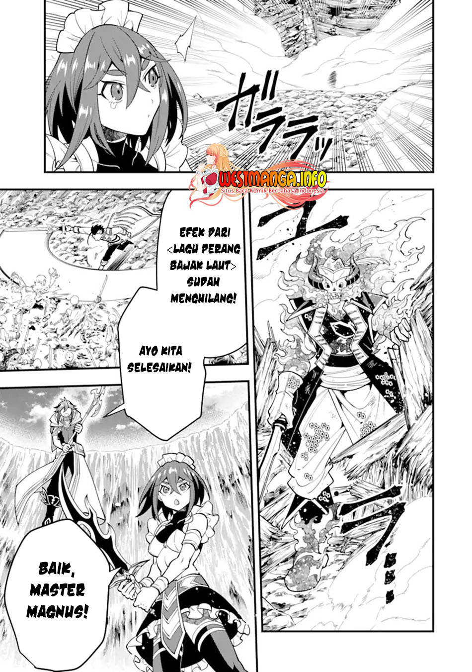 Kouryakuhon o Kushi Suru Saikyou no Mahoutsukai ~”meirei sa sero” to wa Iwa Senai Oreryuu Mao Tobatsu Saizen Ruuto ~ Chapter 43.2 - halaman 13