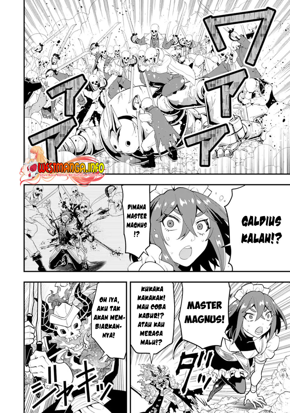 Kouryakuhon o Kushi Suru Saikyou no Mahoutsukai ~”meirei sa sero” to wa Iwa Senai Oreryuu Mao Tobatsu Saizen Ruuto ~ Chapter 43.2 - halaman 6