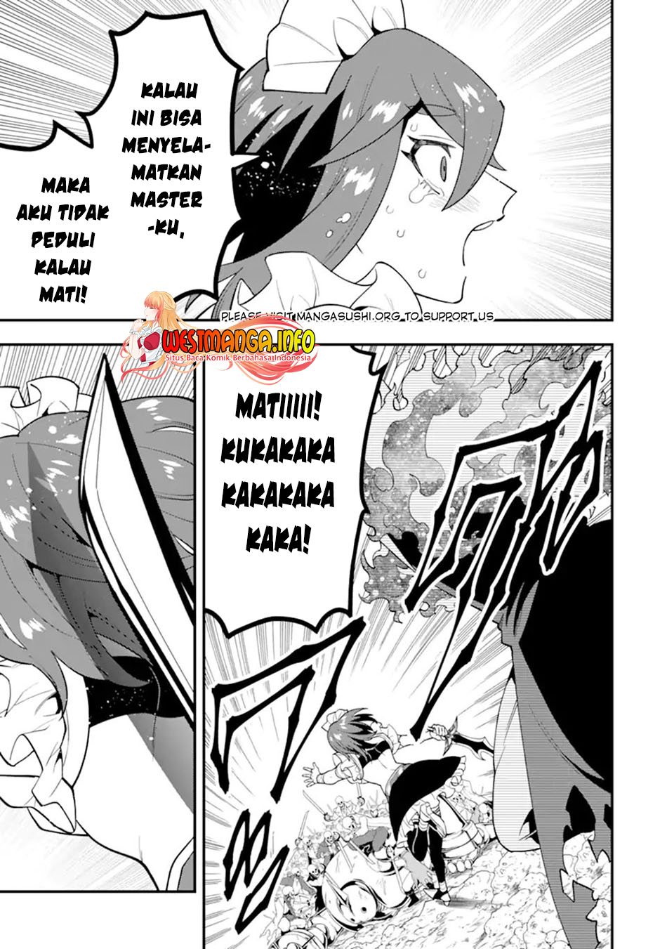 Kouryakuhon o Kushi Suru Saikyou no Mahoutsukai ~”meirei sa sero” to wa Iwa Senai Oreryuu Mao Tobatsu Saizen Ruuto ~ Chapter 43.2 - halaman 7
