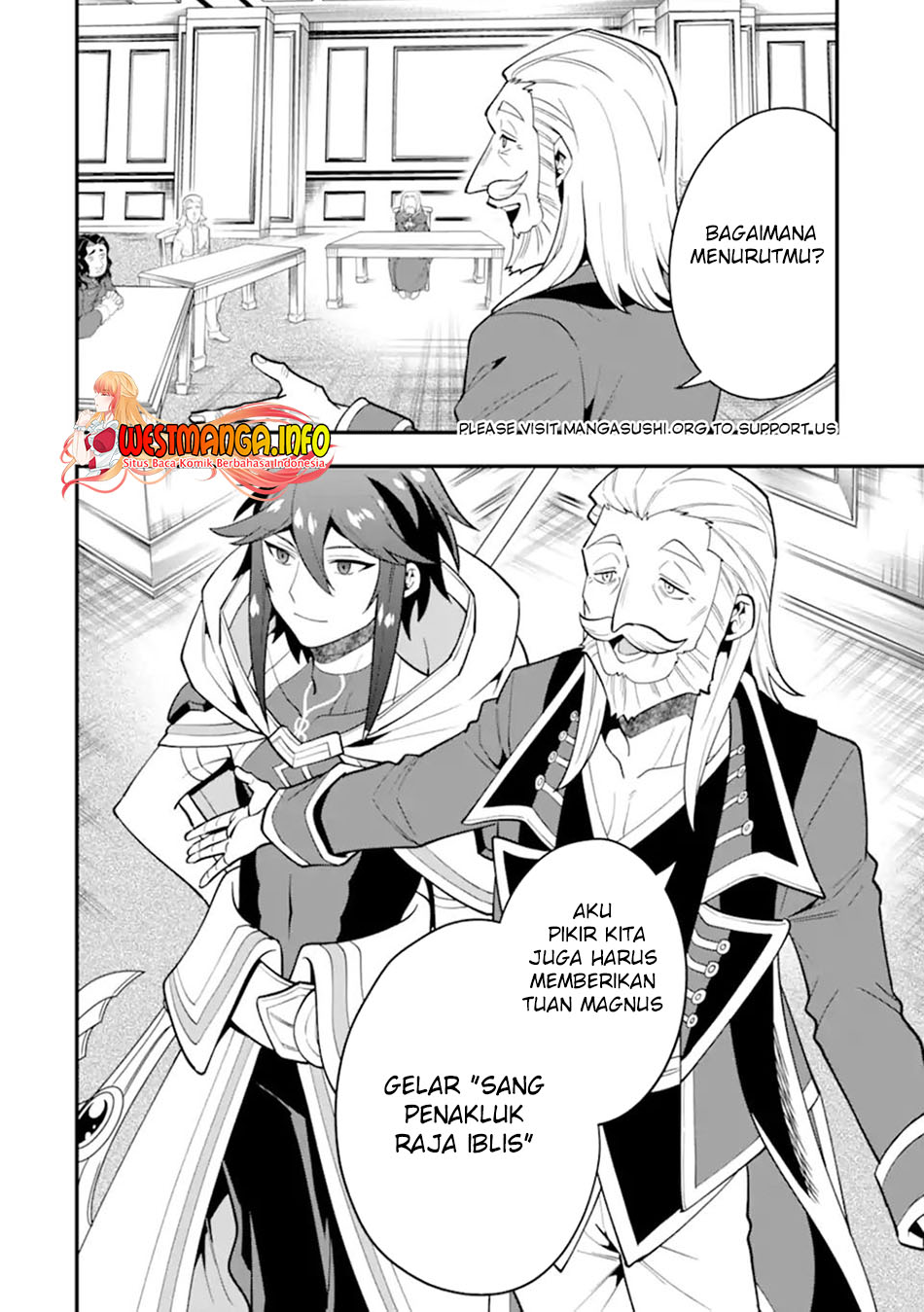 Kouryakuhon o Kushi Suru Saikyou no Mahoutsukai ~”meirei sa sero” to wa Iwa Senai Oreryuu Mao Tobatsu Saizen Ruuto ~ Chapter 44 - halaman 12