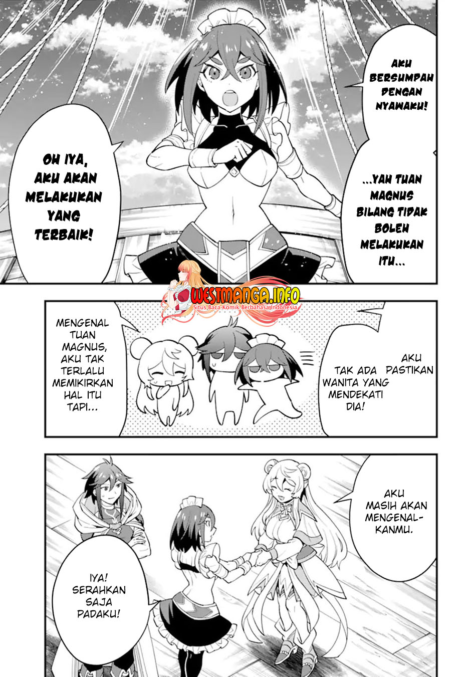 Kouryakuhon o Kushi Suru Saikyou no Mahoutsukai ~”meirei sa sero” to wa Iwa Senai Oreryuu Mao Tobatsu Saizen Ruuto ~ Chapter 44 - halaman 22