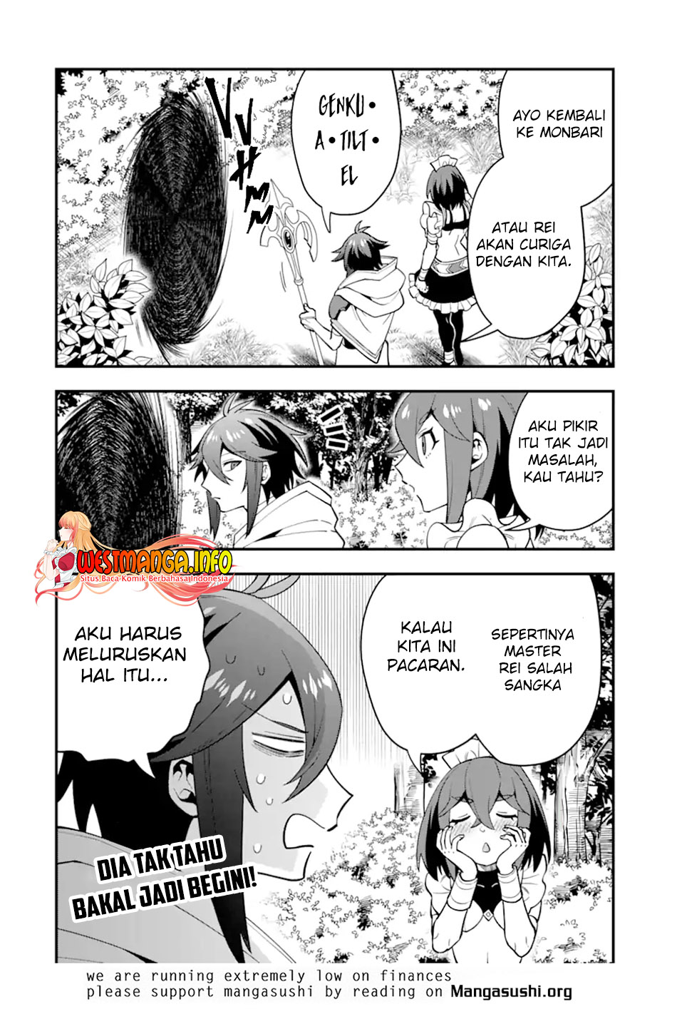 Kouryakuhon o Kushi Suru Saikyou no Mahoutsukai ~”meirei sa sero” to wa Iwa Senai Oreryuu Mao Tobatsu Saizen Ruuto ~ Chapter 45.2 - halaman 17