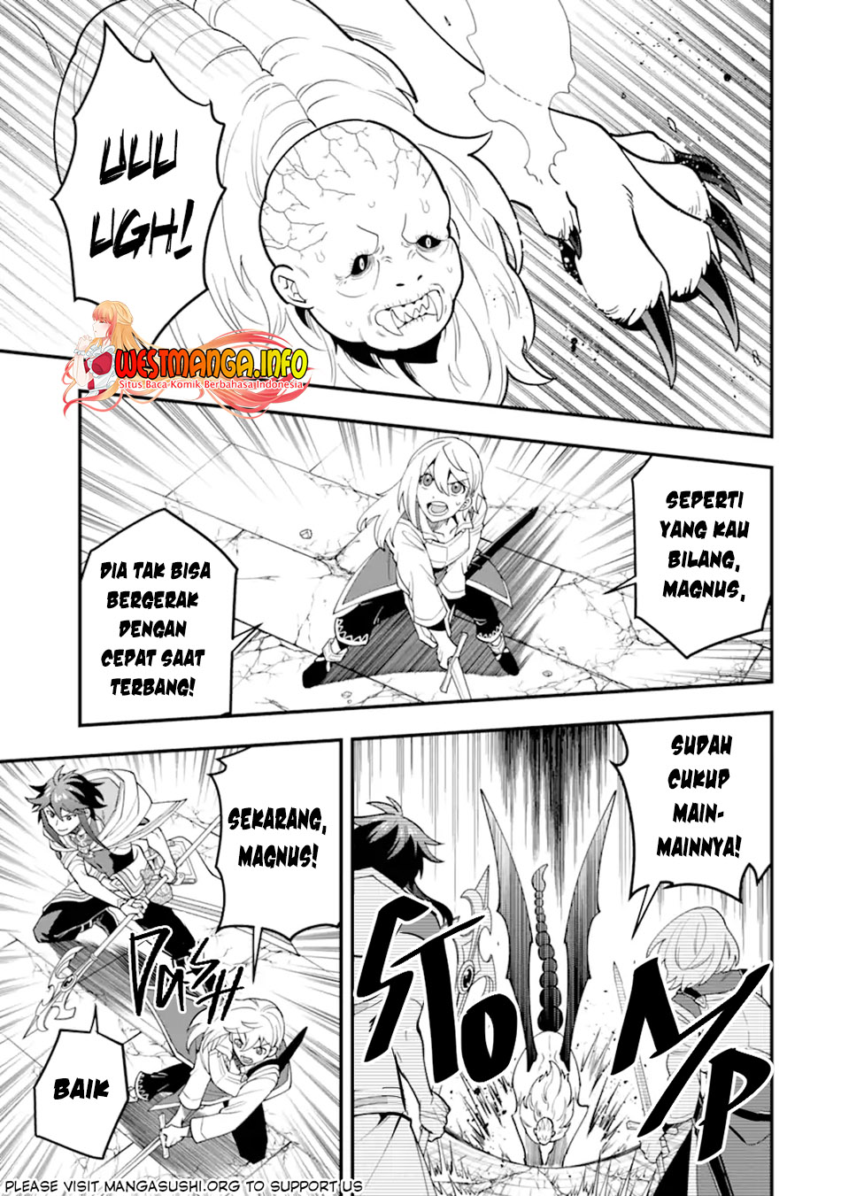 Kouryakuhon o Kushi Suru Saikyou no Mahoutsukai ~”meirei sa sero” to wa Iwa Senai Oreryuu Mao Tobatsu Saizen Ruuto ~ Chapter 47.1 - halaman 17