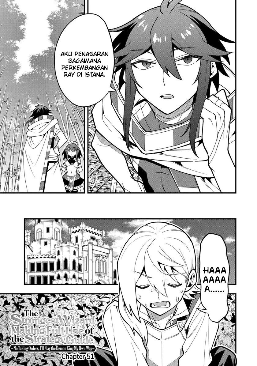 Kouryakuhon o Kushi Suru Saikyou no Mahoutsukai ~”meirei sa sero” to wa Iwa Senai Oreryuu Mao Tobatsu Saizen Ruuto ~ Chapter 50 - halaman 2