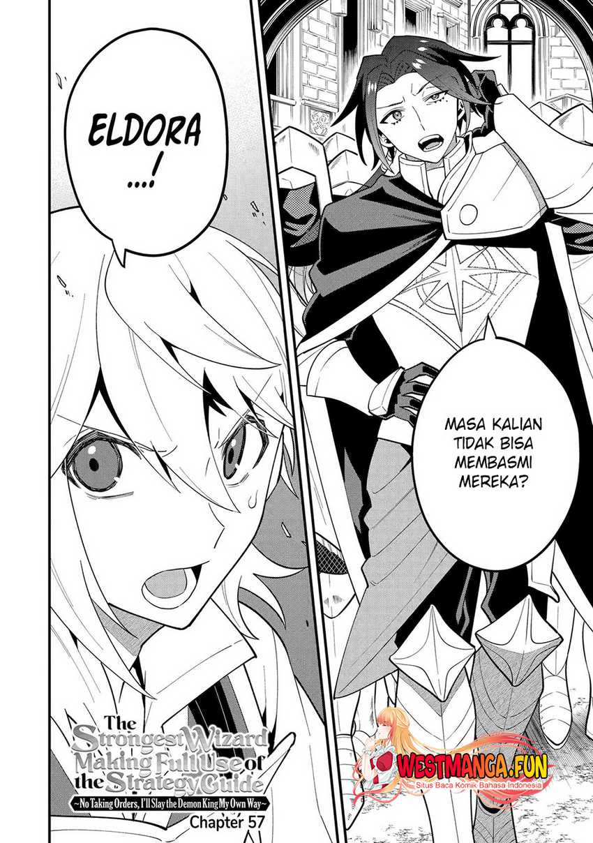 Kouryakuhon o Kushi Suru Saikyou no Mahoutsukai ~”meirei sa sero” to wa Iwa Senai Oreryuu Mao Tobatsu Saizen Ruuto ~ Chapter 57 - halaman 4