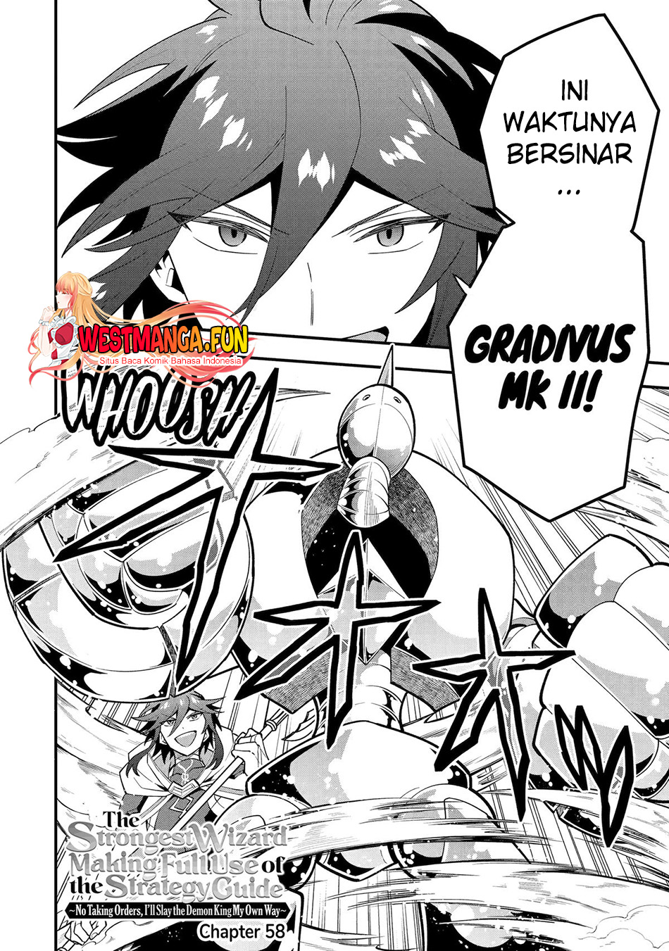 Kouryakuhon o Kushi Suru Saikyou no Mahoutsukai ~”meirei sa sero” to wa Iwa Senai Oreryuu Mao Tobatsu Saizen Ruuto ~ Chapter 58 - halaman 4
