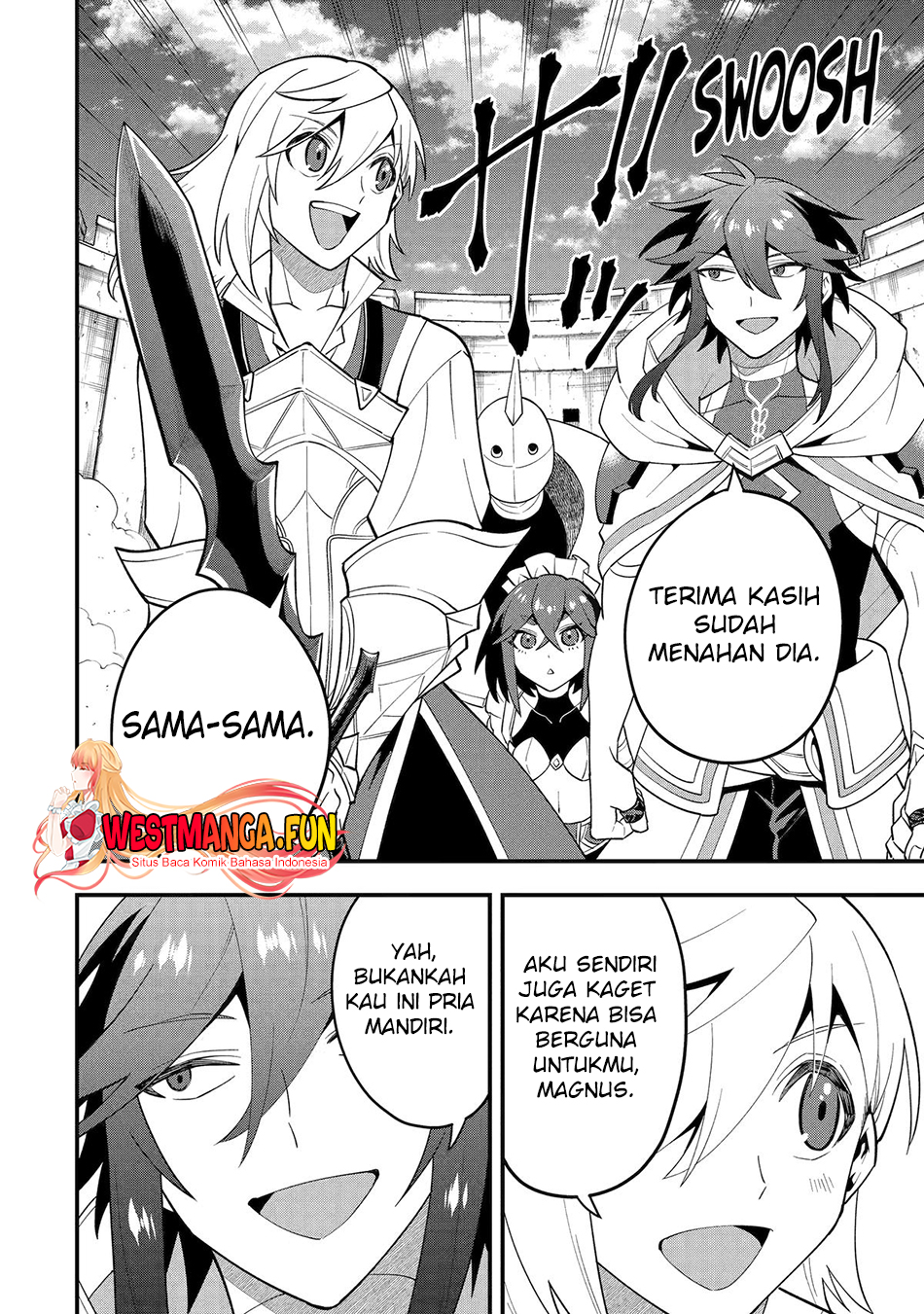 Kouryakuhon o Kushi Suru Saikyou no Mahoutsukai ~”meirei sa sero” to wa Iwa Senai Oreryuu Mao Tobatsu Saizen Ruuto ~ Chapter 59 - halaman 8