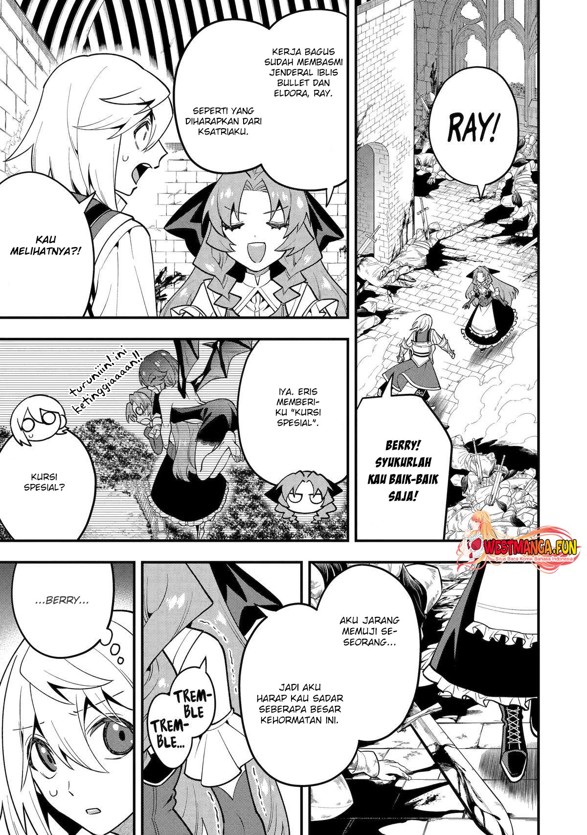 Kouryakuhon o Kushi Suru Saikyou no Mahoutsukai ~”meirei sa sero” to wa Iwa Senai Oreryuu Mao Tobatsu Saizen Ruuto ~ Chapter 60 - halaman 2