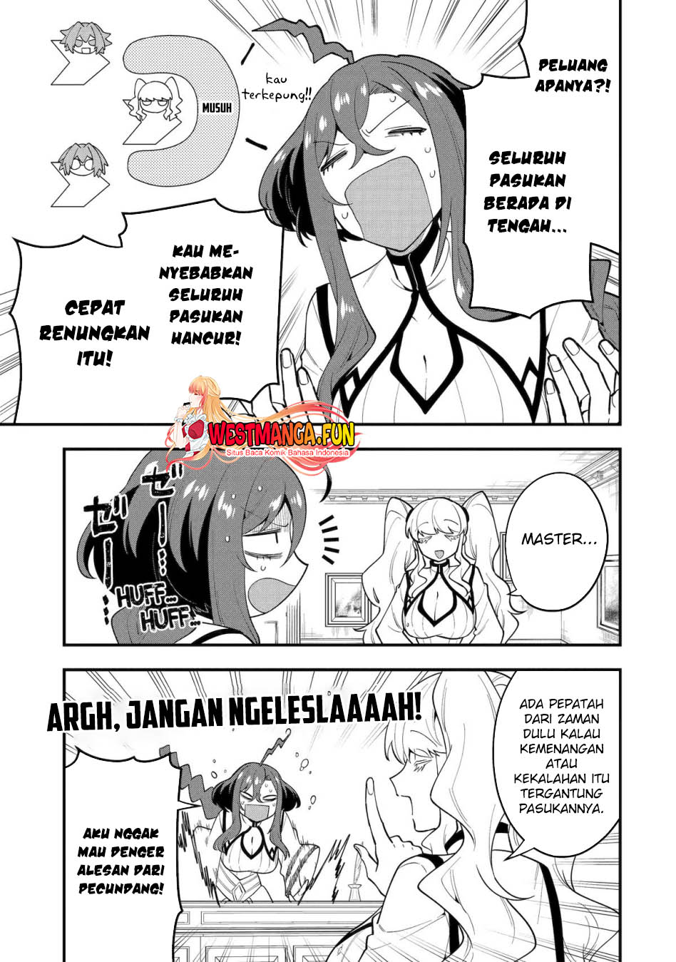 Kouryakuhon o Kushi Suru Saikyou no Mahoutsukai ~”meirei sa sero” to wa Iwa Senai Oreryuu Mao Tobatsu Saizen Ruuto ~ Chapter 61 - halaman 17