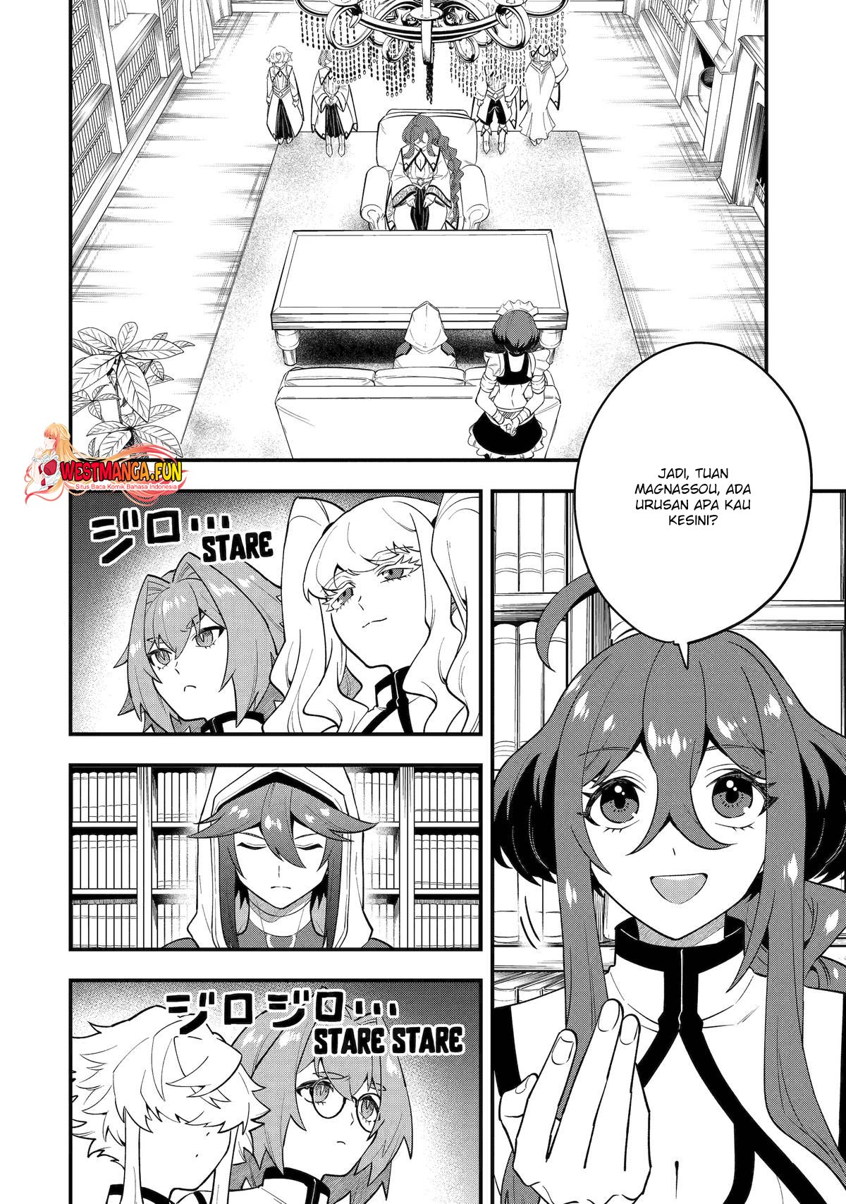 Kouryakuhon o Kushi Suru Saikyou no Mahoutsukai ~”meirei sa sero” to wa Iwa Senai Oreryuu Mao Tobatsu Saizen Ruuto ~ Chapter 62 - halaman 3